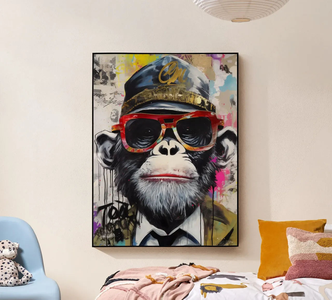 Gorilla plexiglas de Artsy Bessy