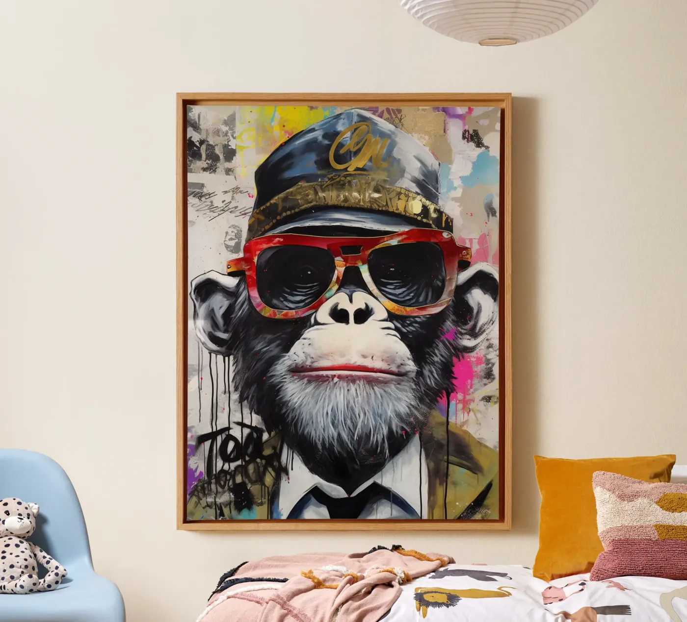 Gorilla canvas by Artsy Bessy