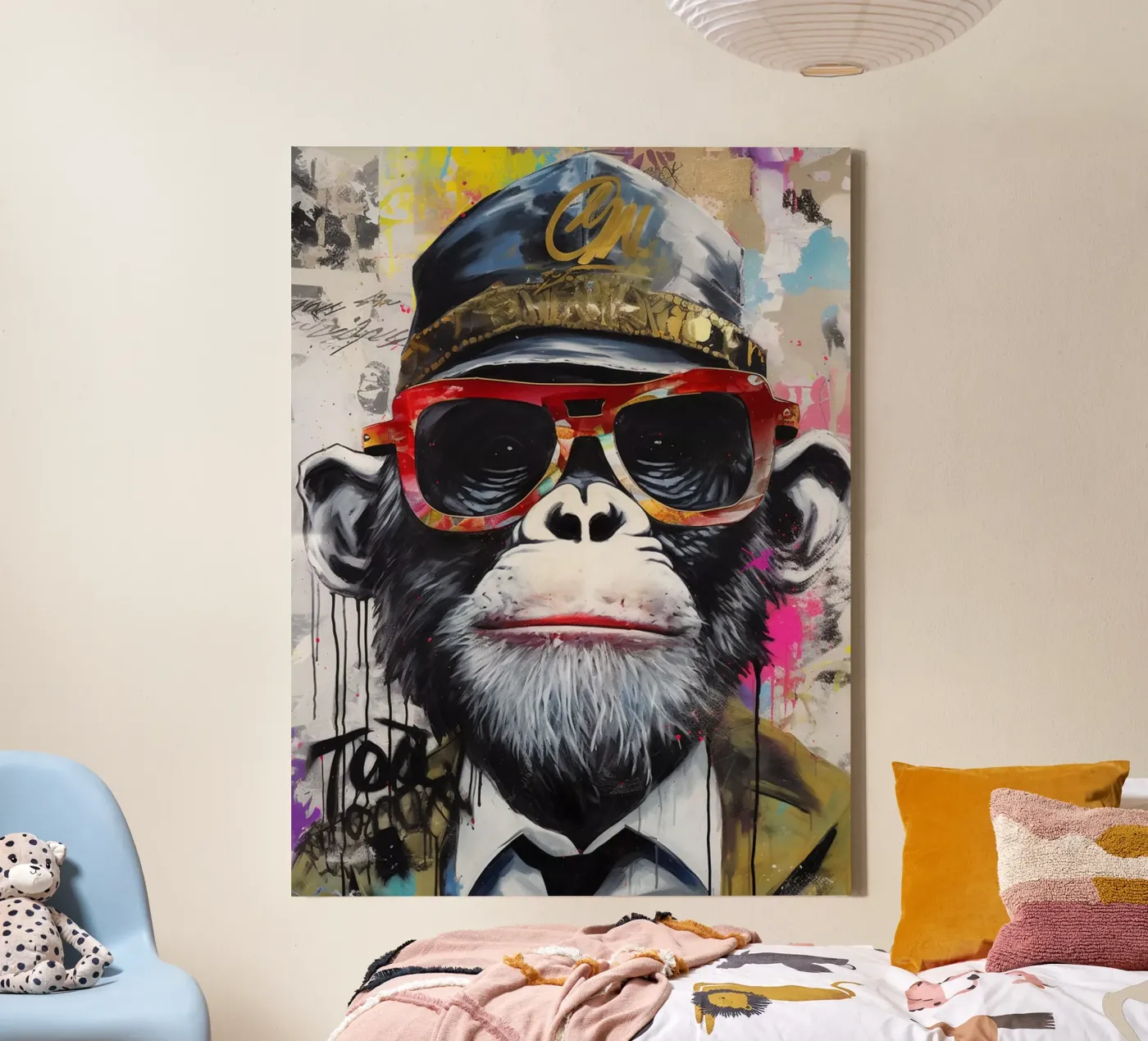 Gorilla canvas by Artsy Bessy