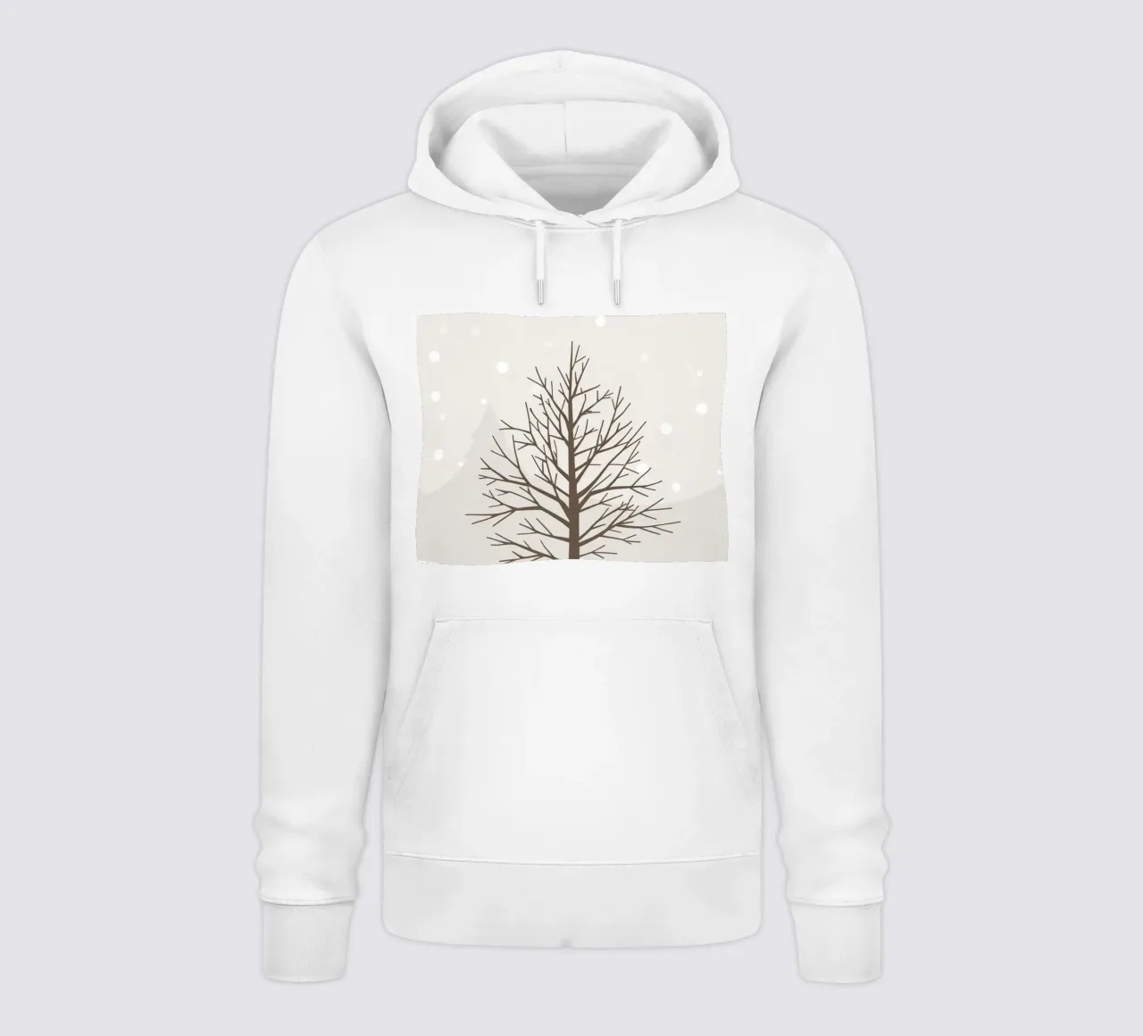 Albero invernale tranquillo felpa con cappuccio da Nordic Noel Studio