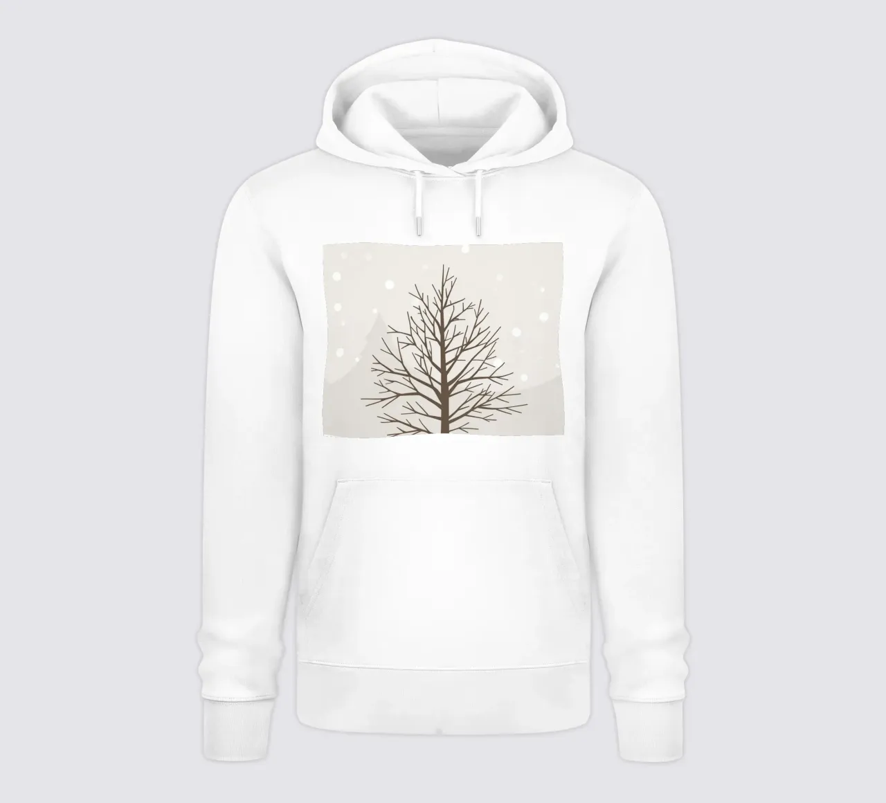 Albero invernale tranquillo felpa con cappuccio da Nordic Noel Studio