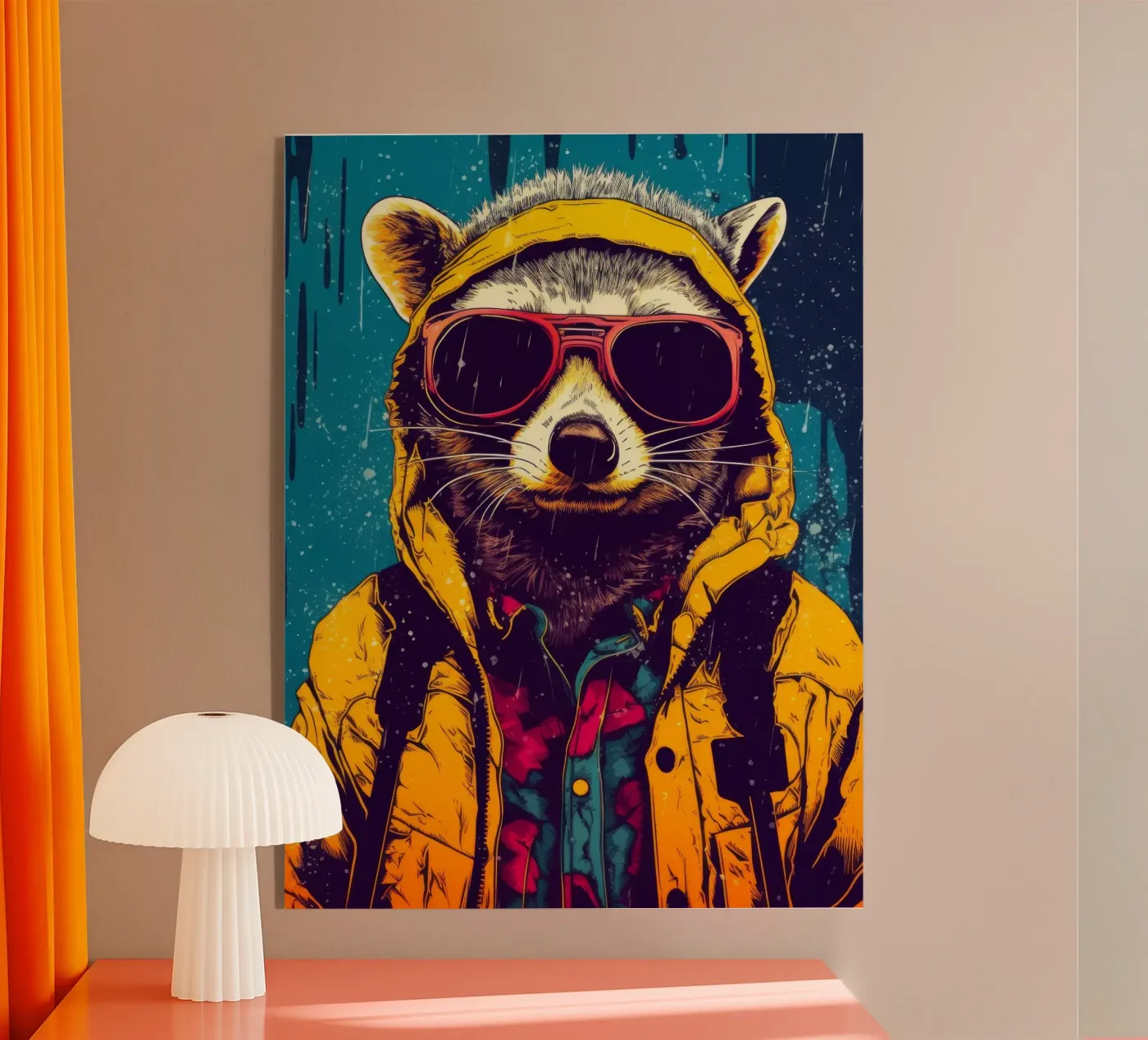 Meerkat acryl van Artsy Bessy