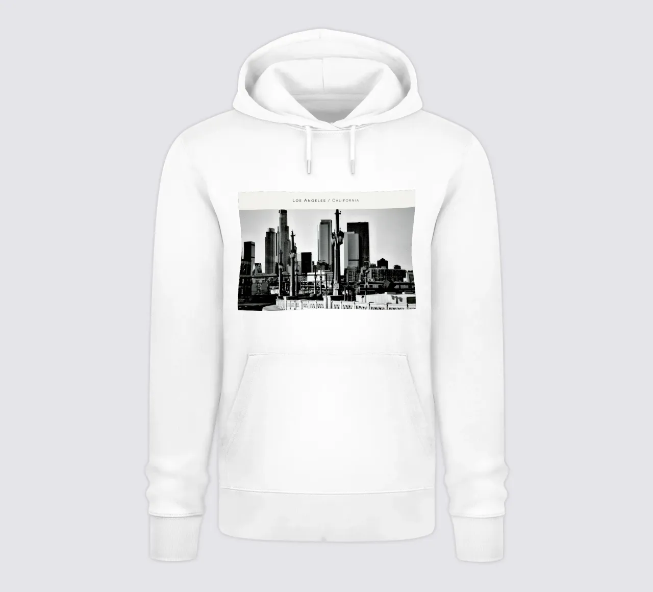 Los Angeles B&W felpa con cappuccio da In Full Color