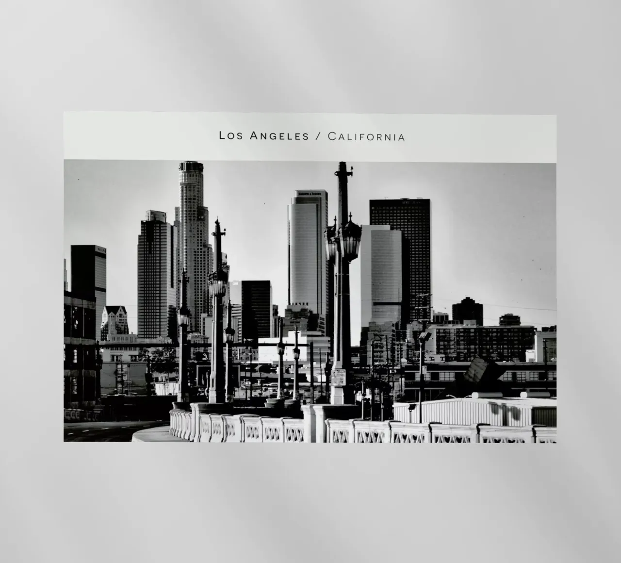 Los Angeles B&W pellicola backlit da In Full Color