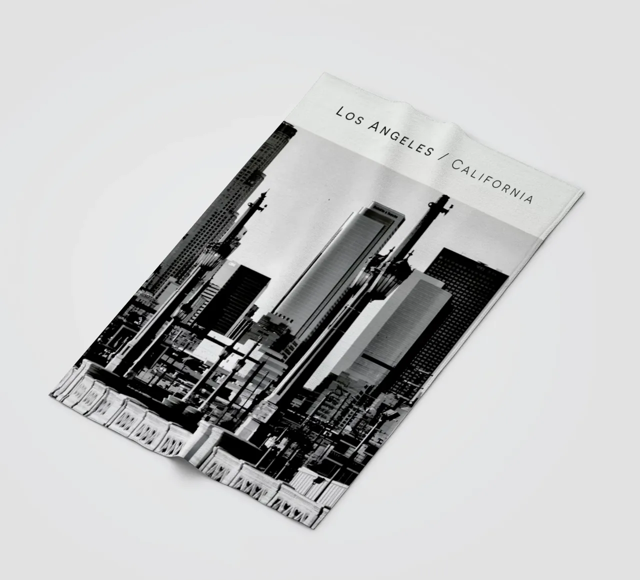 Los Angeles B&W coperta in pile da In Full Color