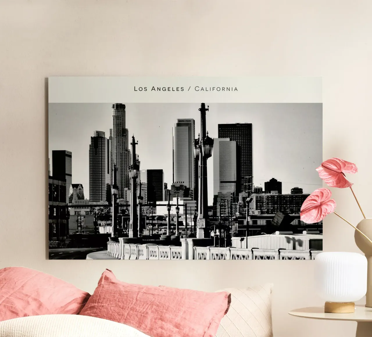 Los Angeles B&W alluminio dibond da In Full Color