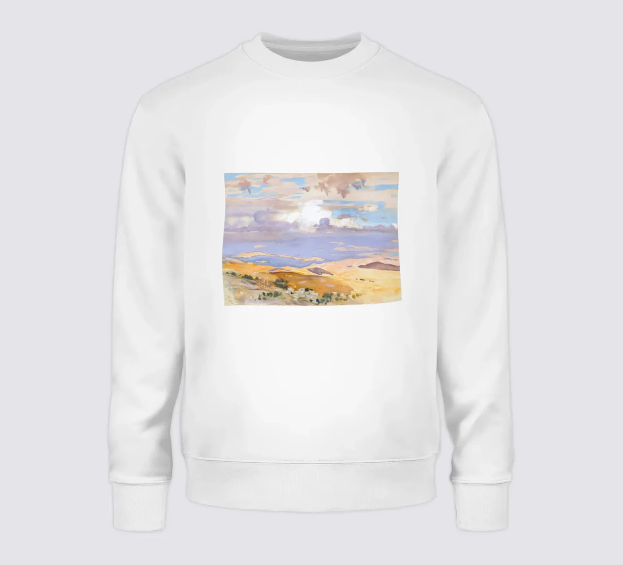 Paesaggio desertico ad acquerello felpa da Vintage Posters