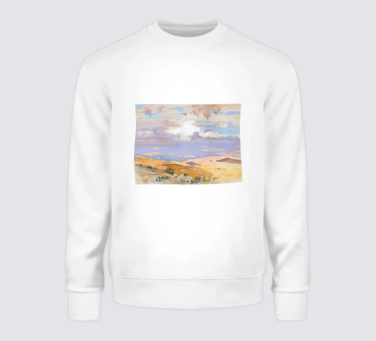 Paesaggio desertico ad acquerello felpa da Vintage Posters