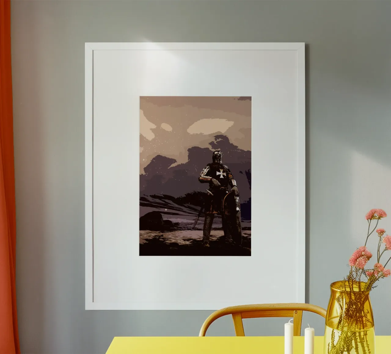 knight poster van AZR