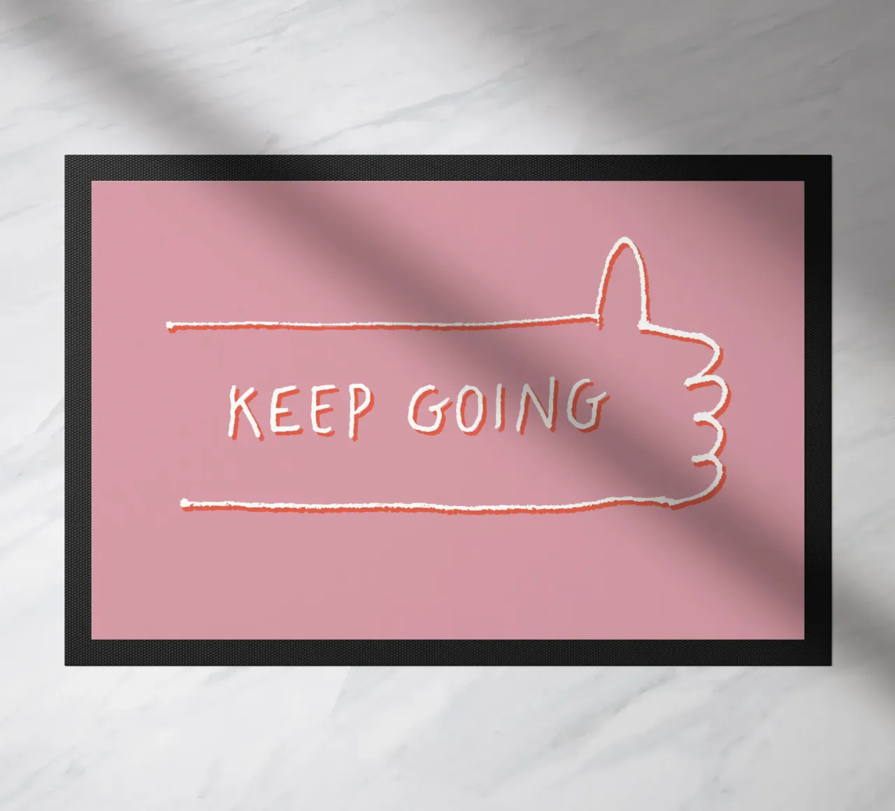 Keep going doormat by studio stine