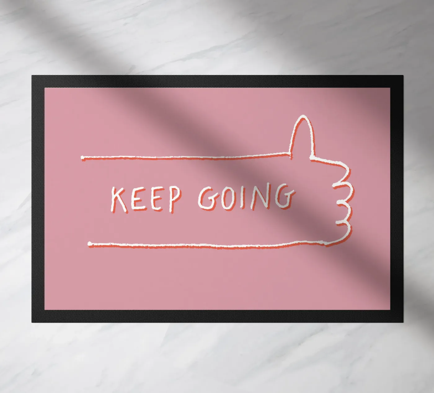 Keep going doormat by studio stine
