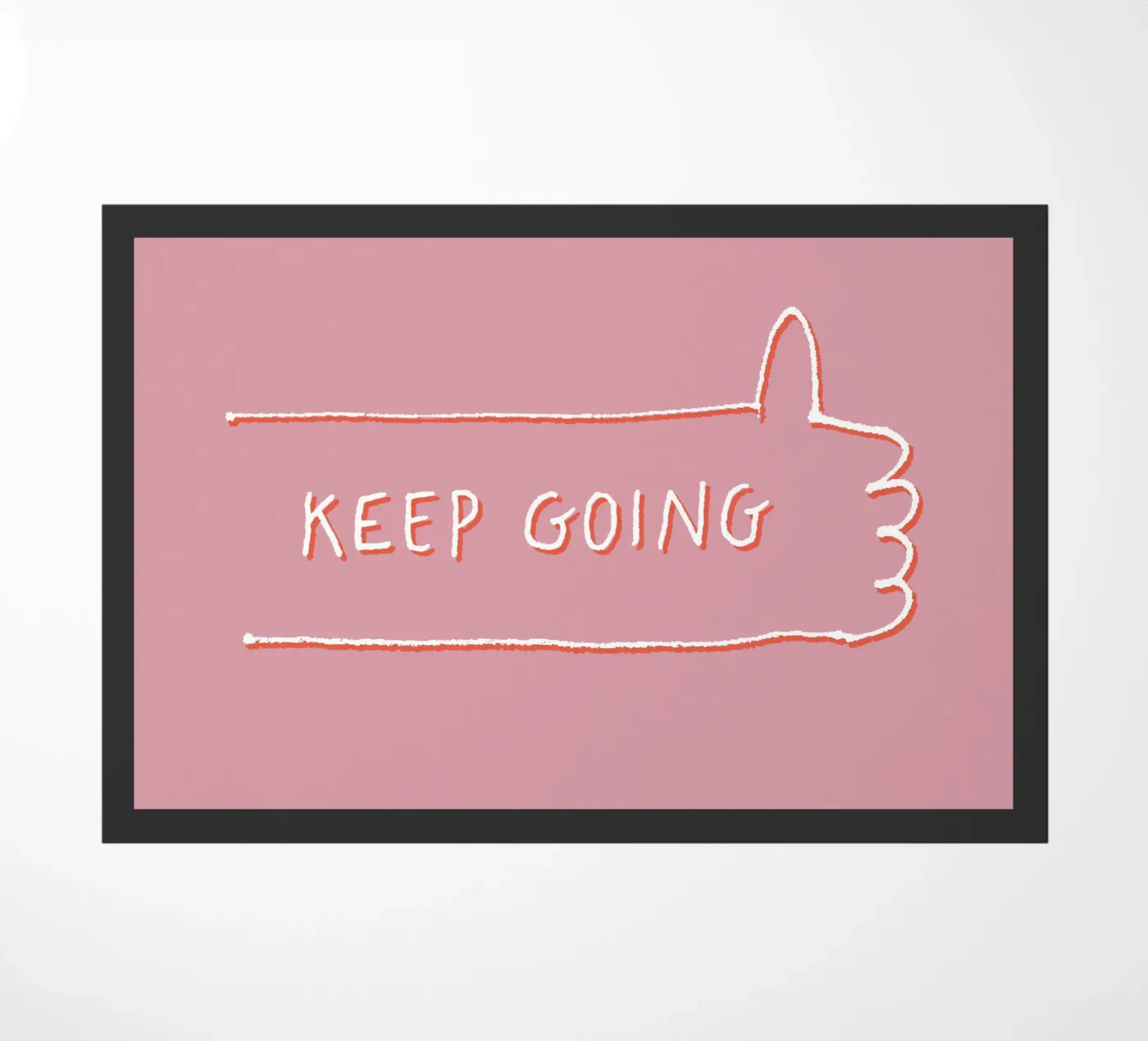 Keep going doormat by studio stine