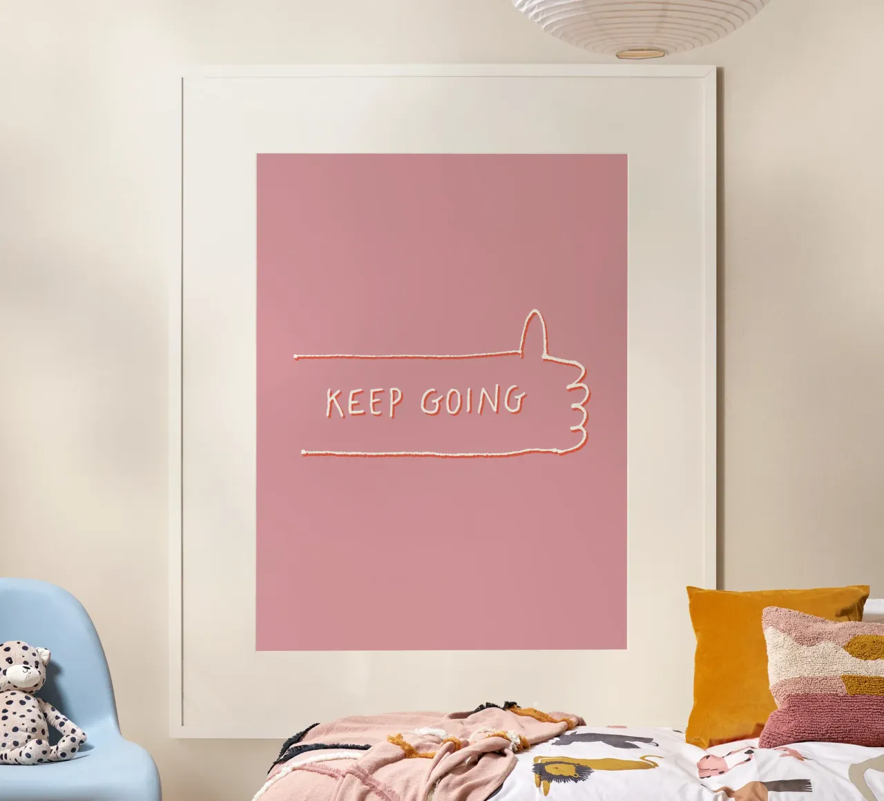 Keep going poster van studio stine