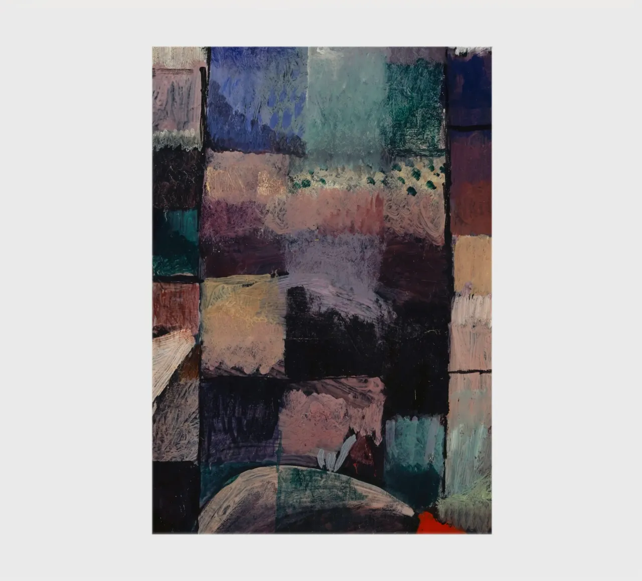 Abstract Color Block Painting notebook by Vintage Posters