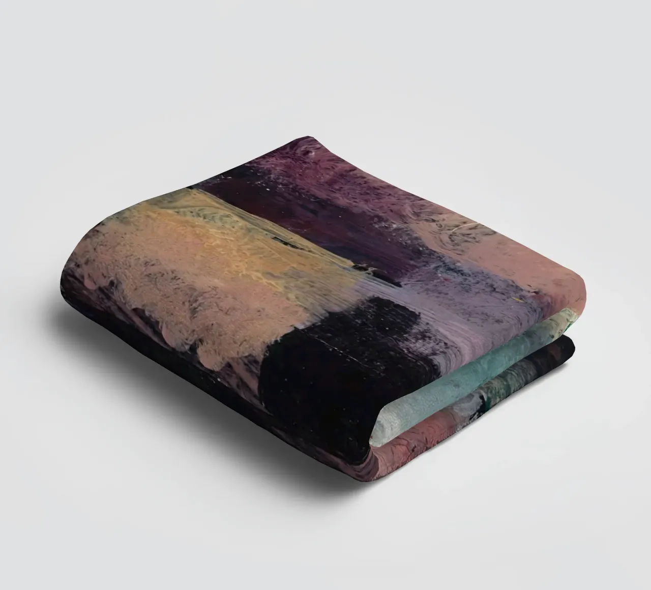 Abstract Color Block Painting towel by Vintage Posters