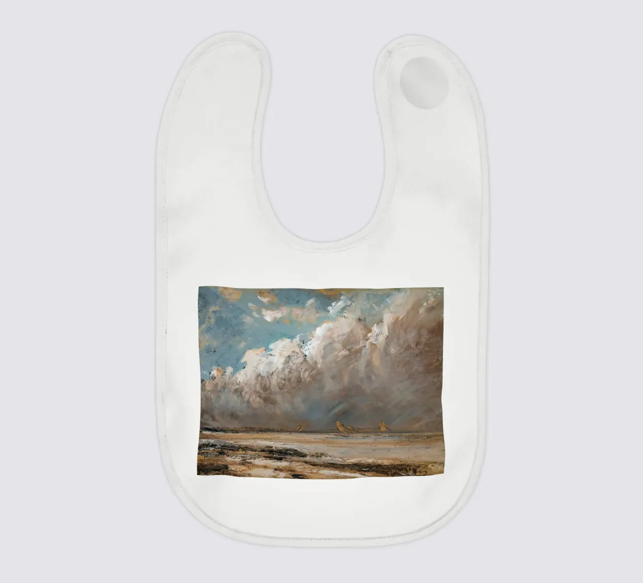 Dramatic Cloudscape Wall Art baby slabbetje van Vintage Posters
