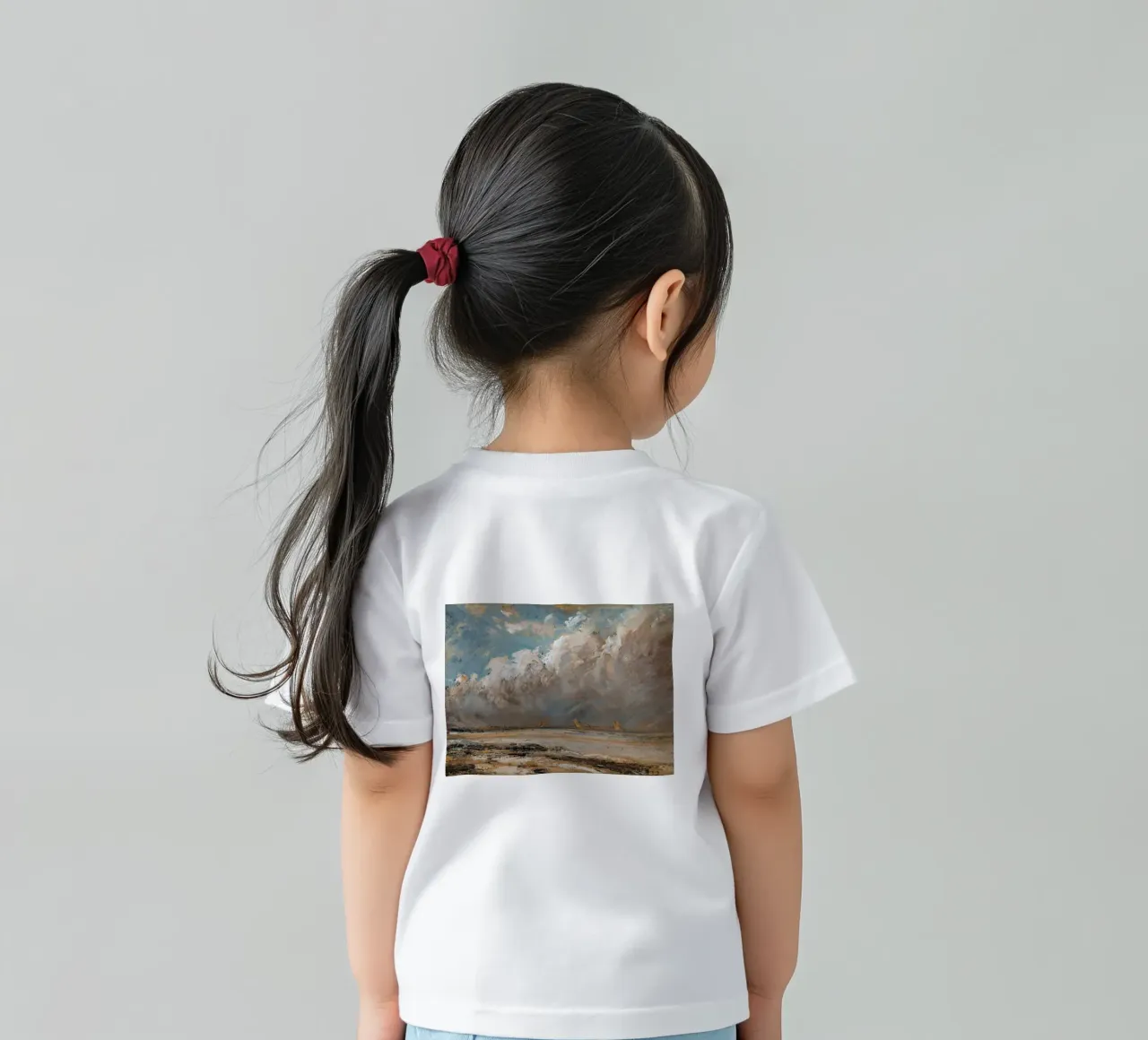 Arte murale con paesaggio nuvoloso t-shirt bambini da Vintage Posters