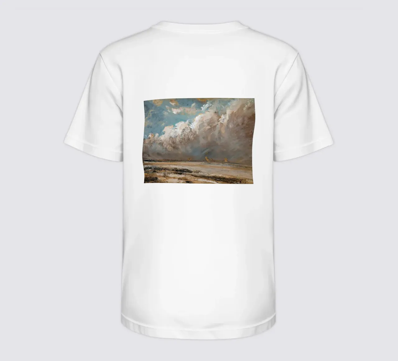 Arte murale con paesaggio nuvoloso t-shirt bambini da Vintage Posters