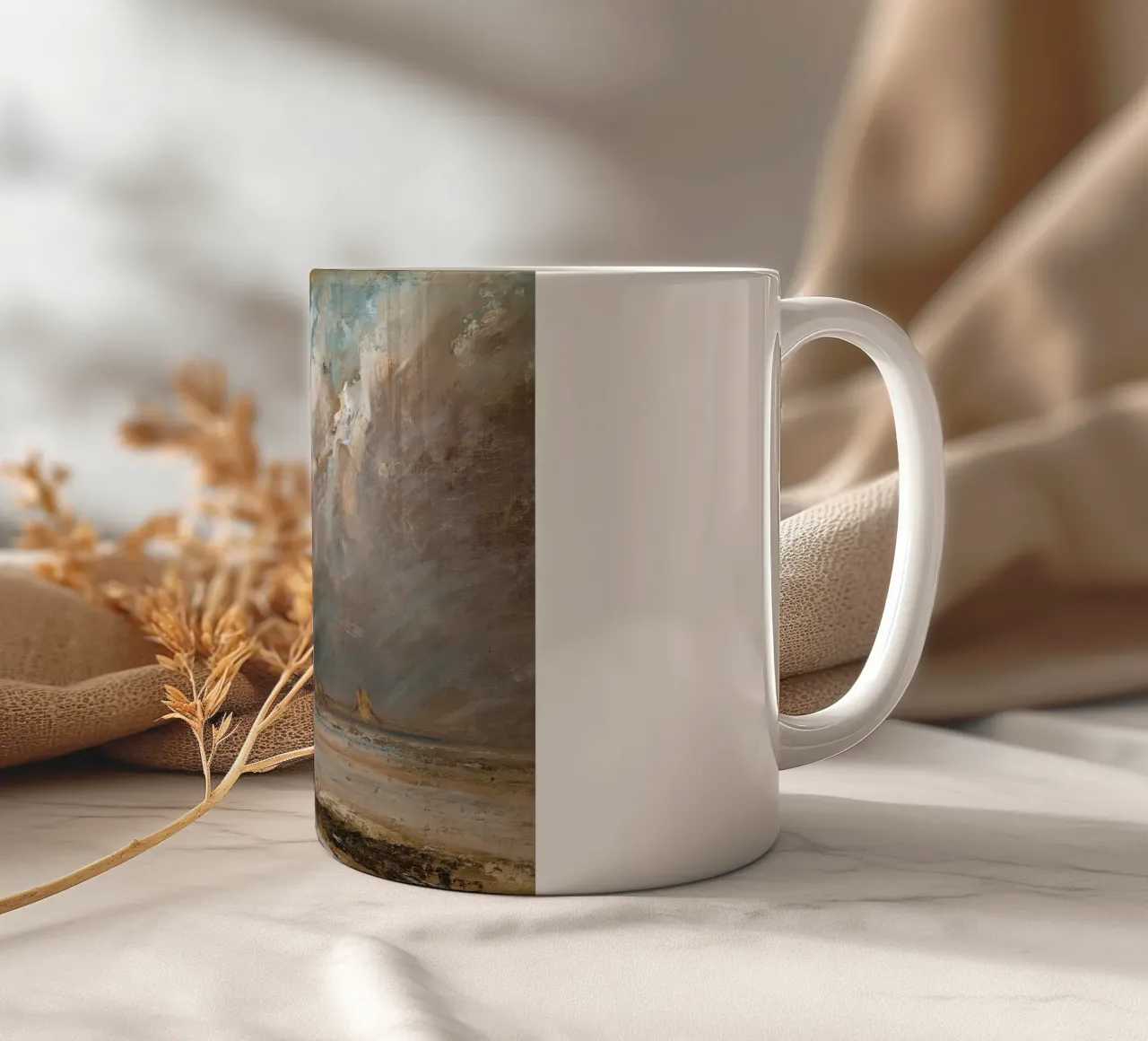 Dramatic Cloudscape Wall Art ceramic mug by Vintage Posters