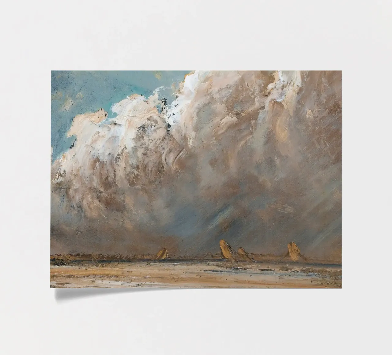 Dramatic Cloudscape Wall Art sticker sheet by Vintage Posters