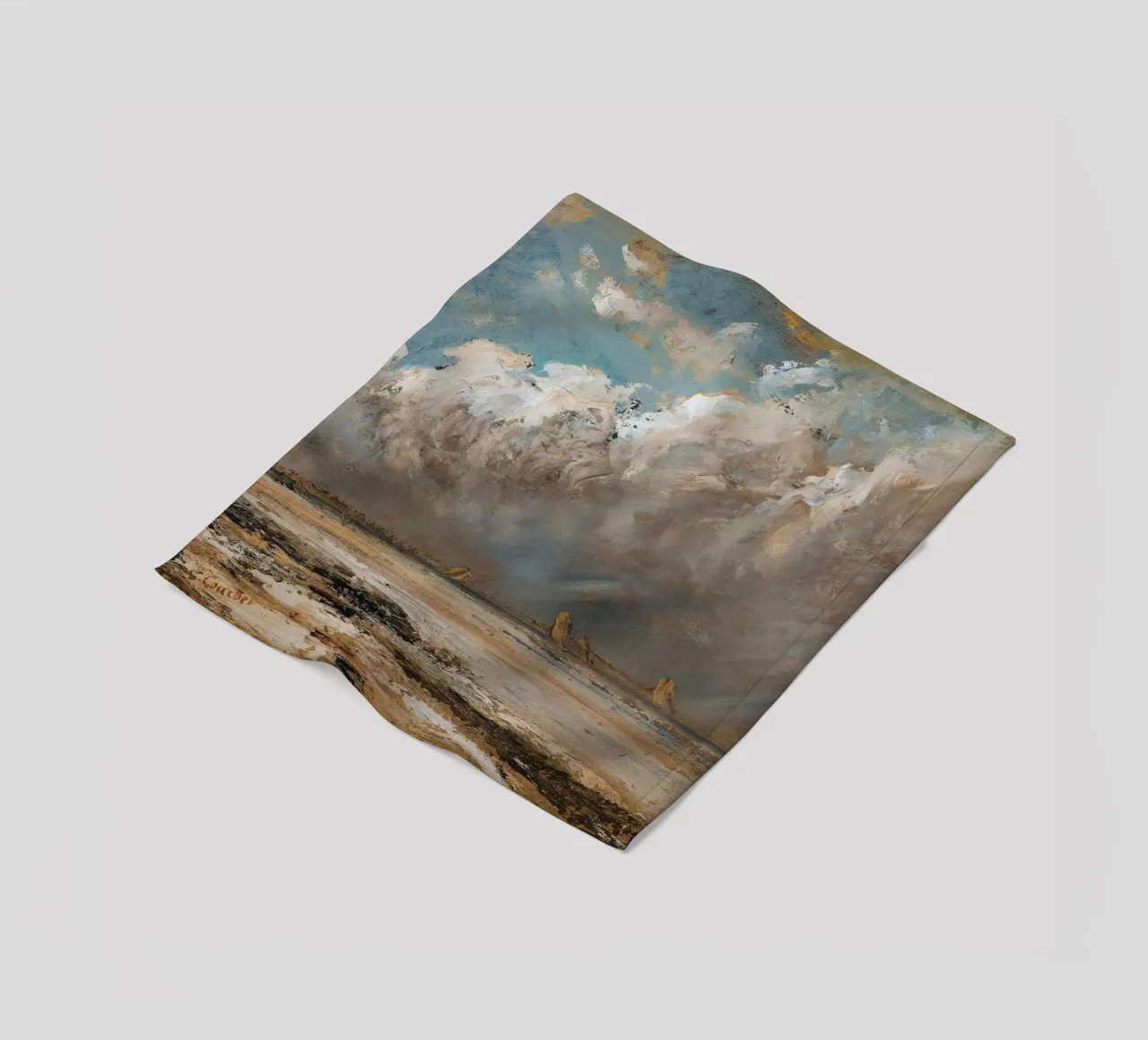 Dramatic Cloudscape Wall Art fleece blanket by Vintage Posters