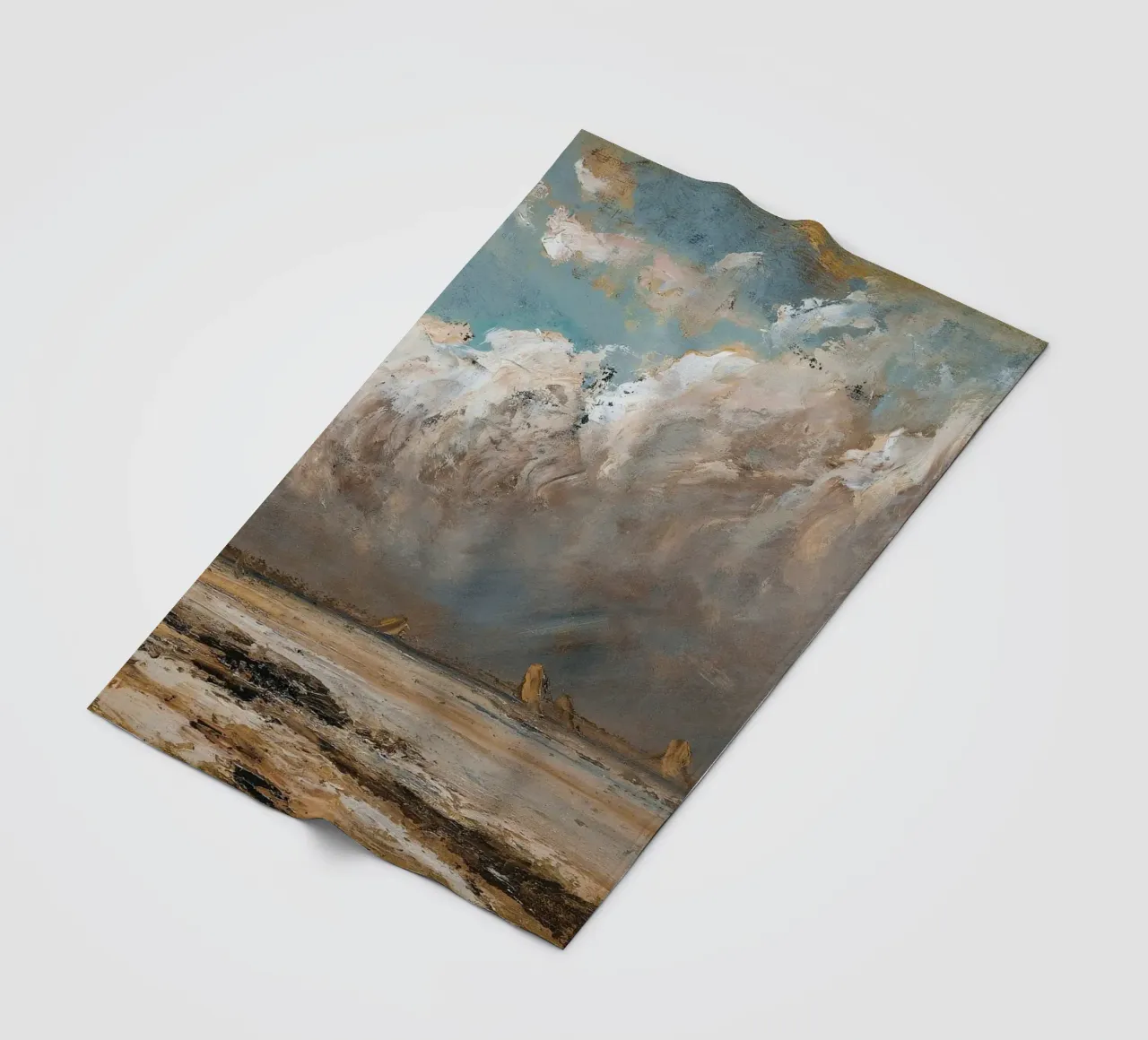 Dramatic Cloudscape Wall Art fleece blanket by Vintage Posters