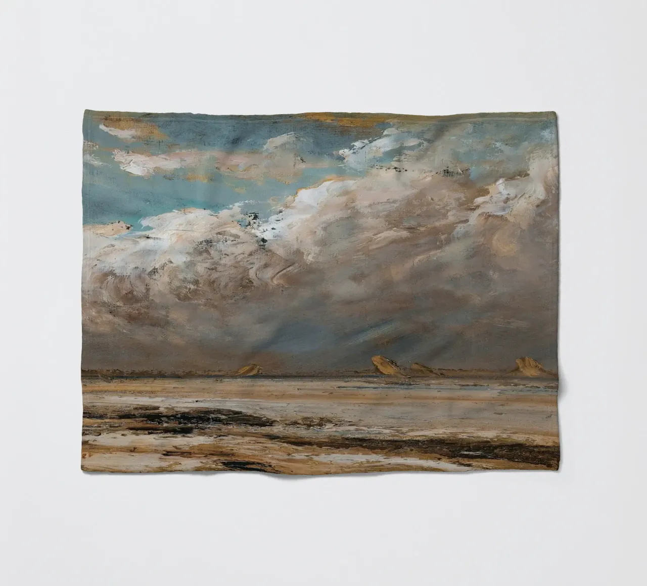 Dramatic Cloudscape Wall Art fleece blanket by Vintage Posters