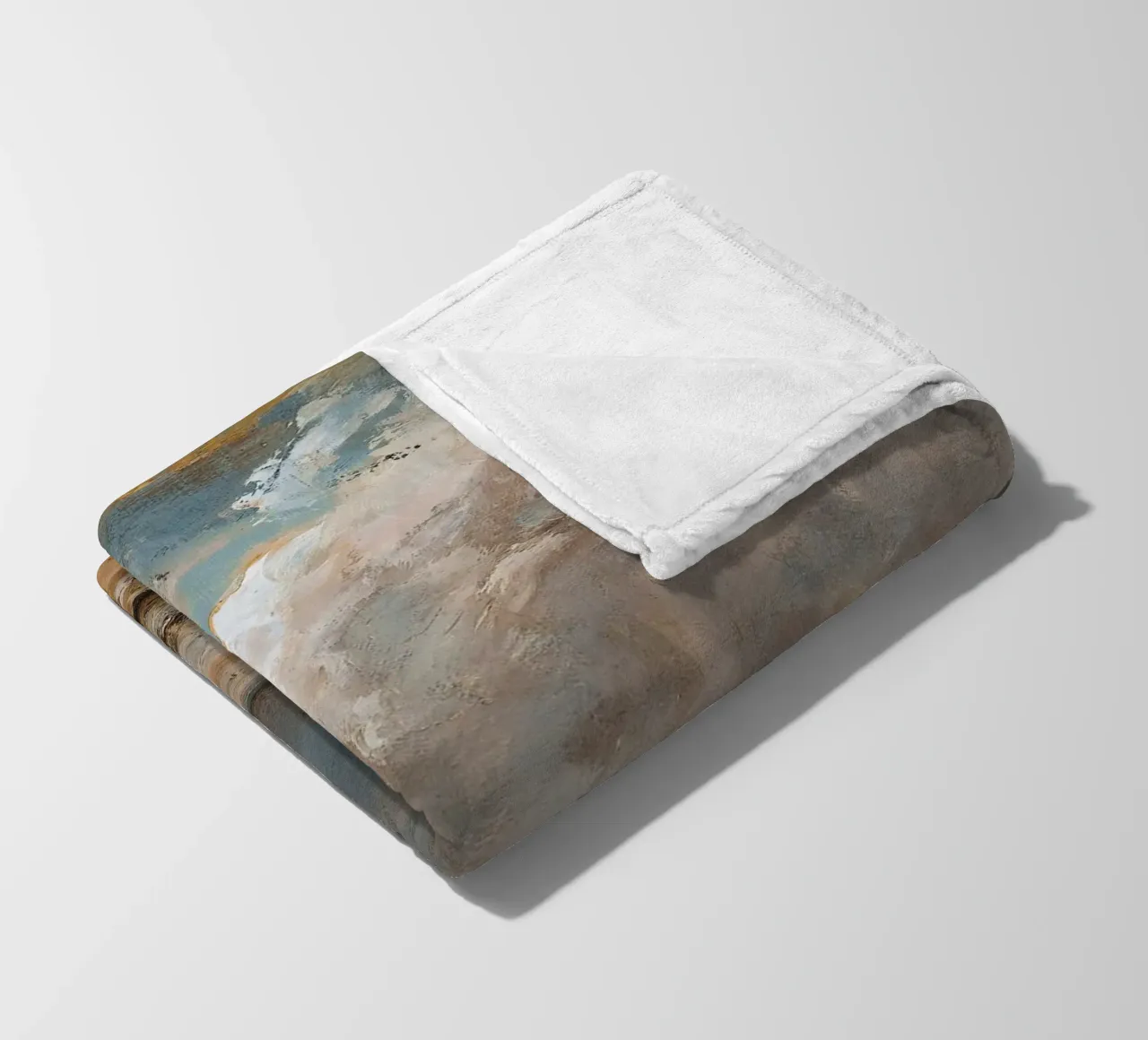 Dramatic Cloudscape Wall Art fleece blanket by Vintage Posters
