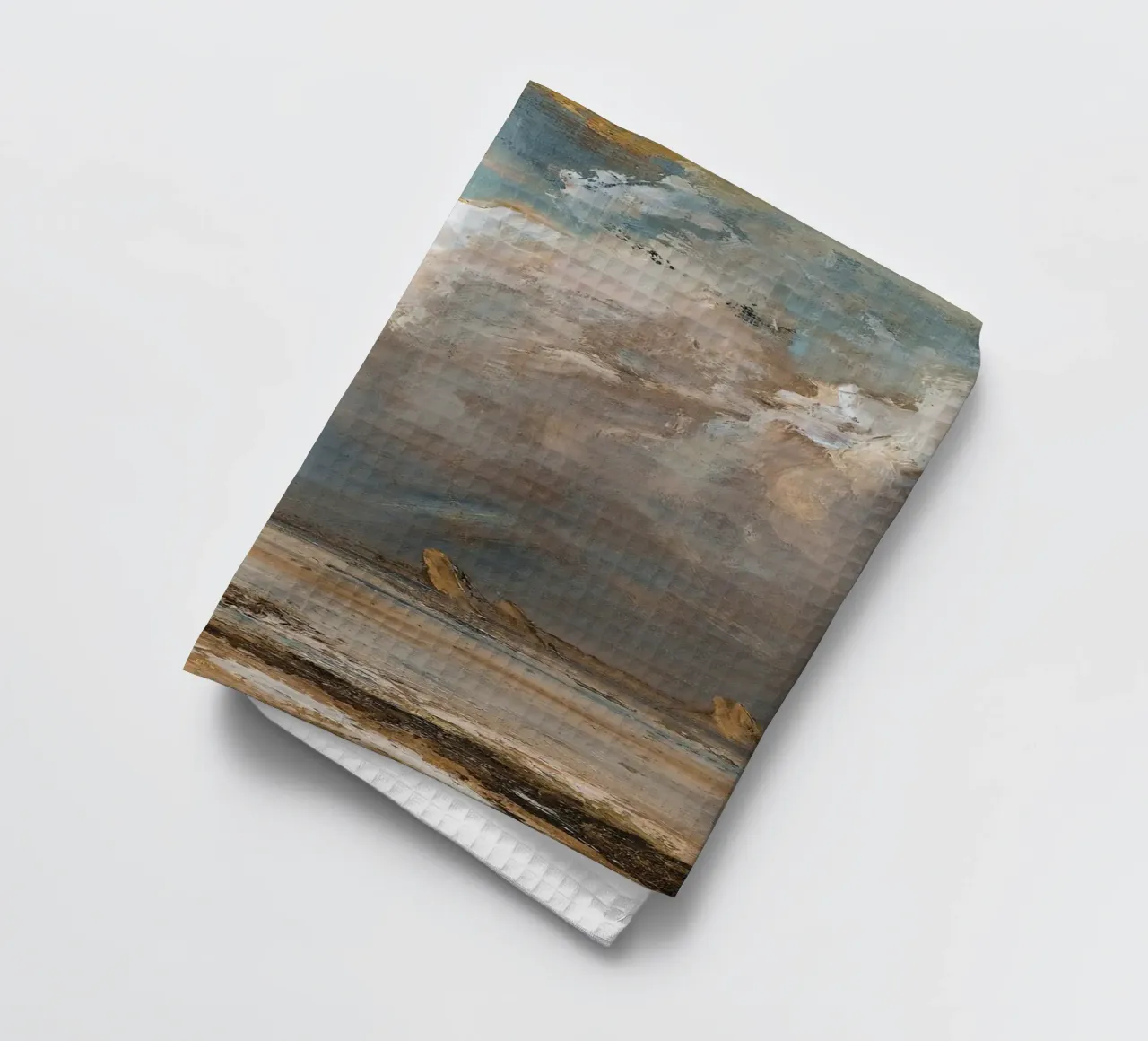 Art mural paysage nuageux dramatique torchon de Vintage Posters