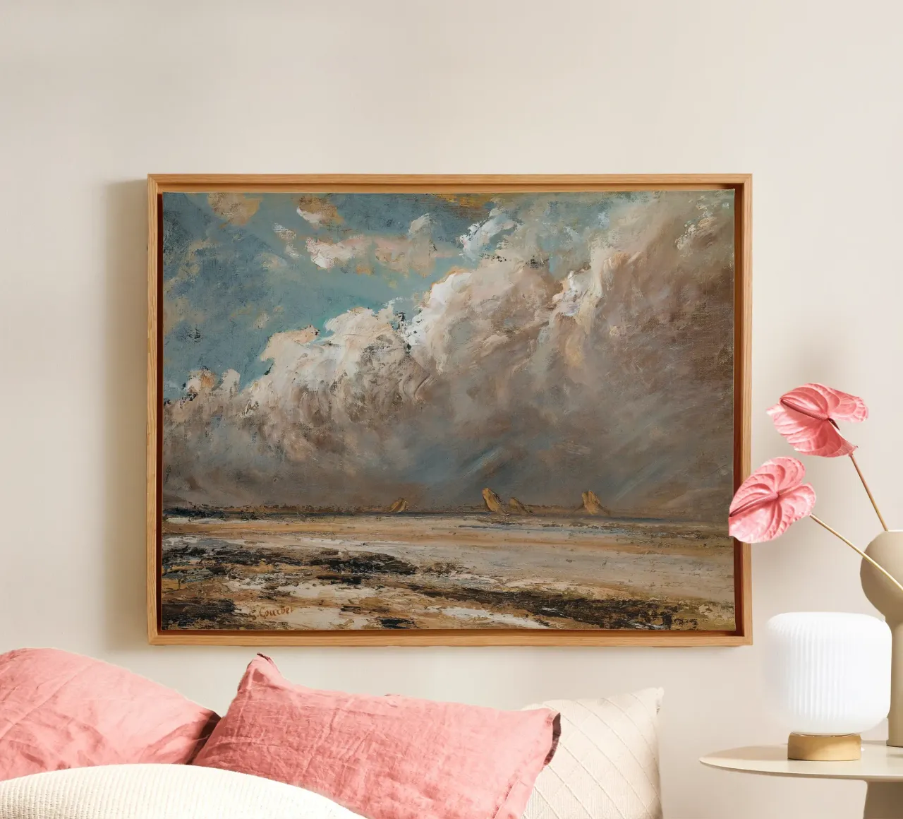 Dramatic Cloudscape Wall Art canvas by Vintage Posters
