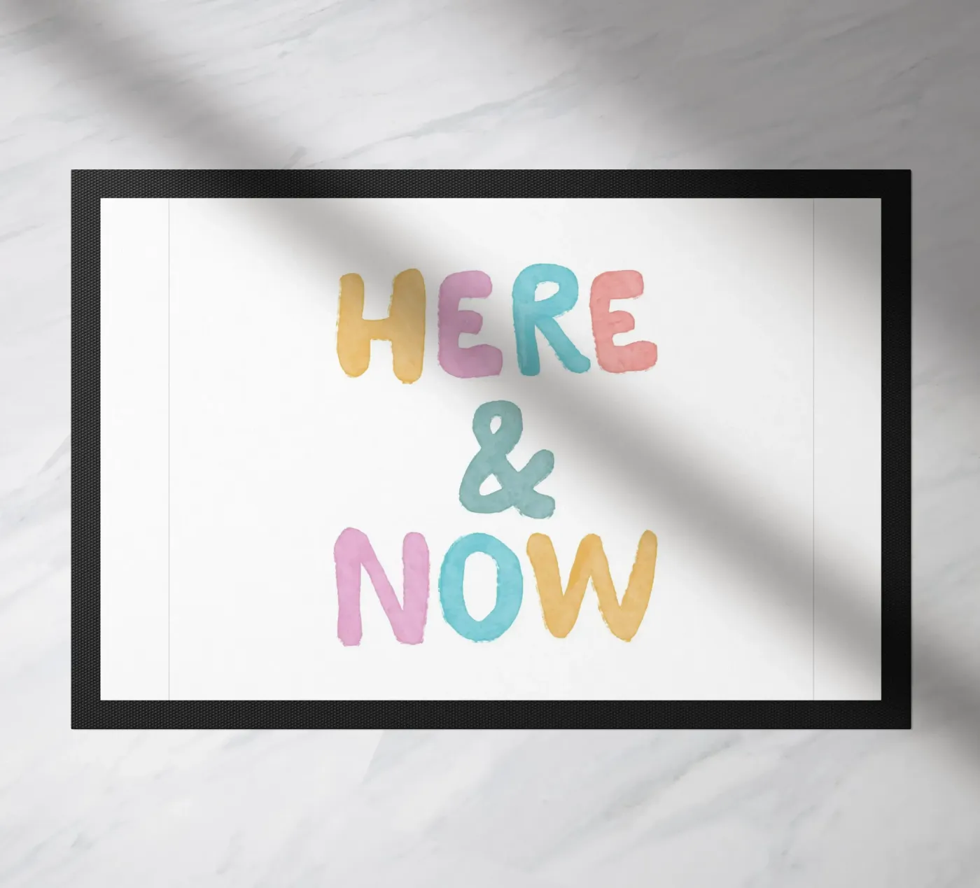 Here & Now doormat by Tiny Wonder Co.