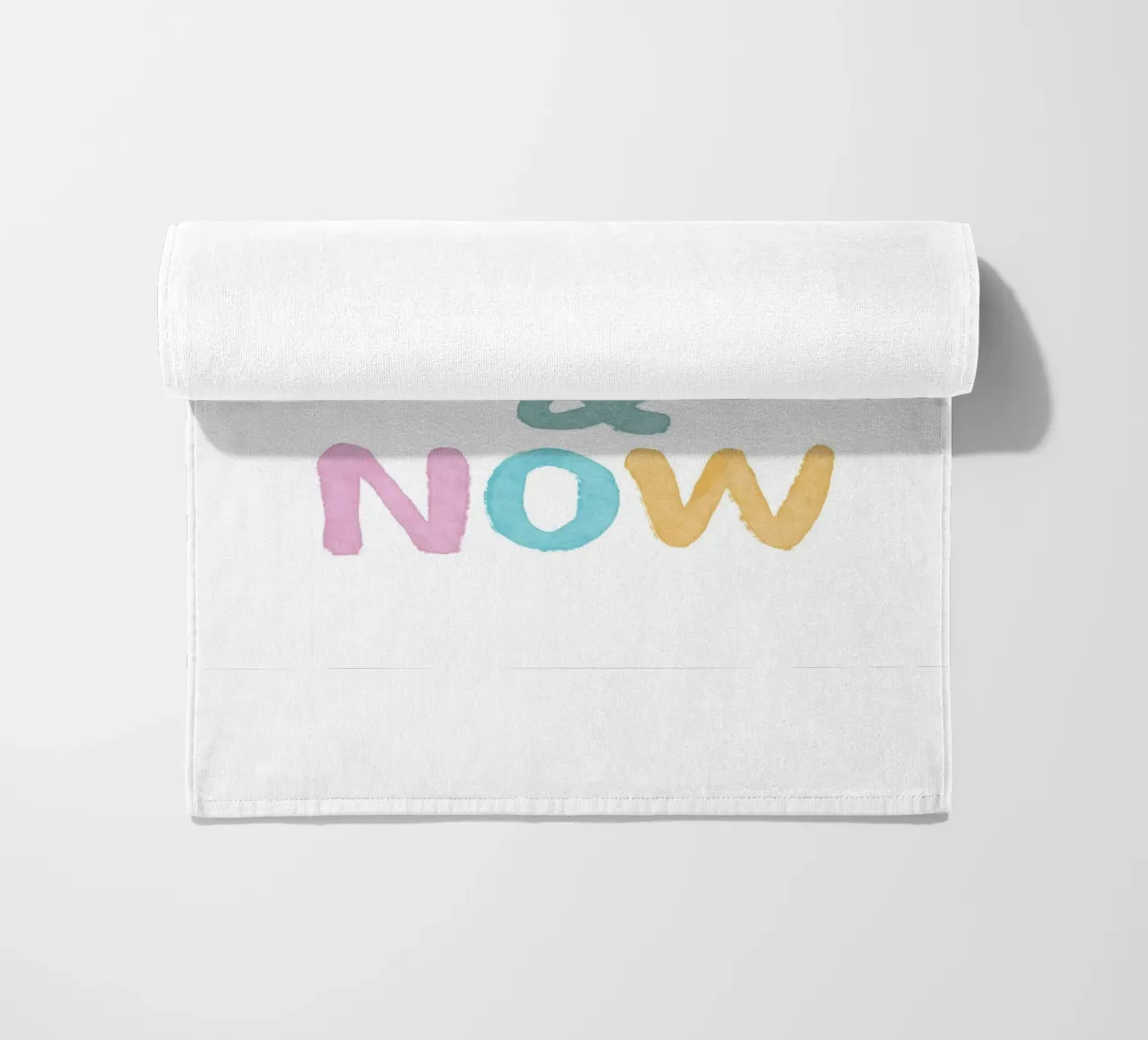 Here & Now beach towel by Tiny Wonder Co.
