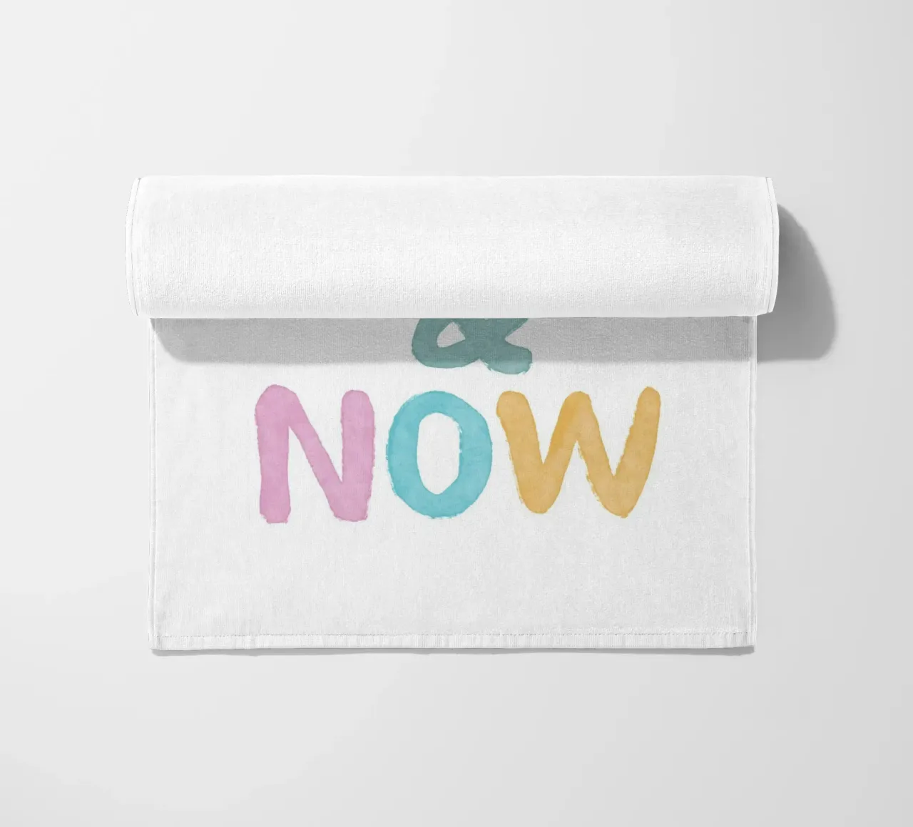 Here & Now beach towel by Tiny Wonder Co.