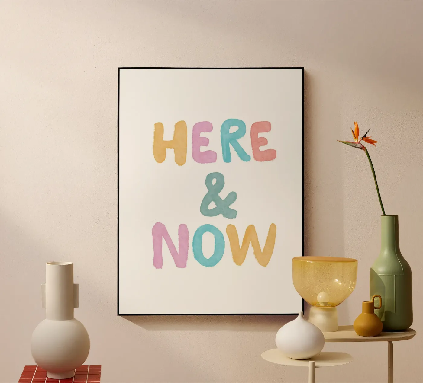 Here & Now Acryl-Glas von Tiny Wonder Co.
