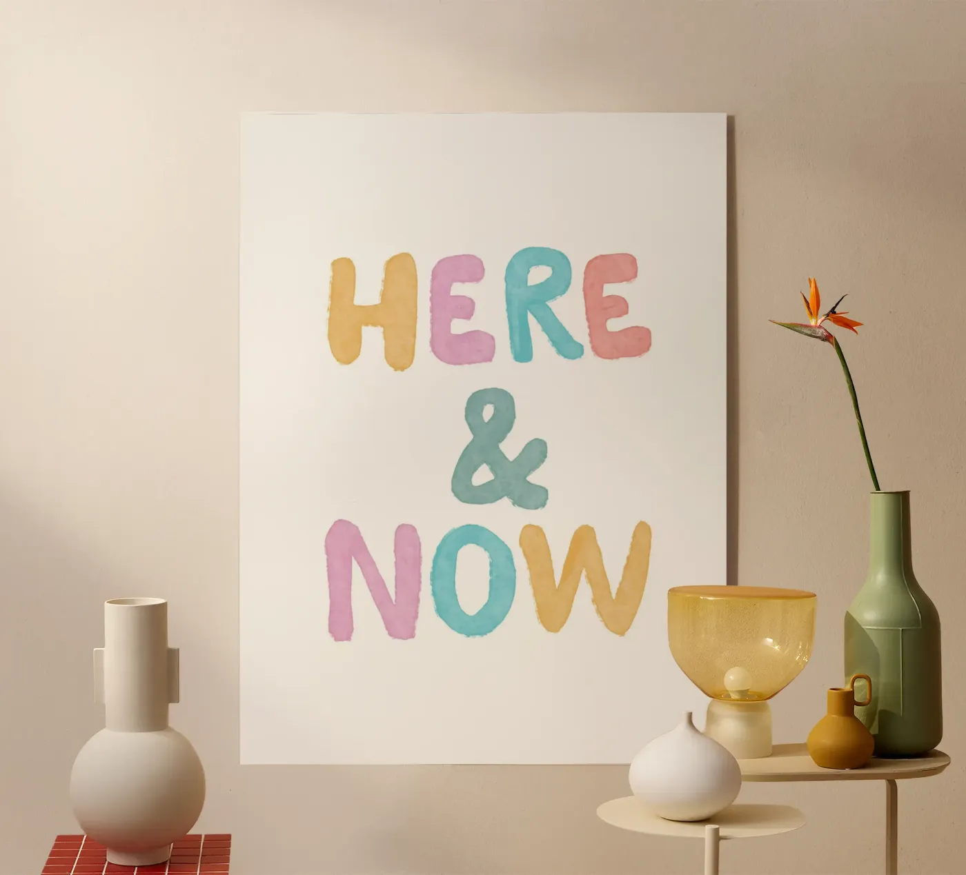 Here & Now Acryl-Glas von Tiny Wonder Co.