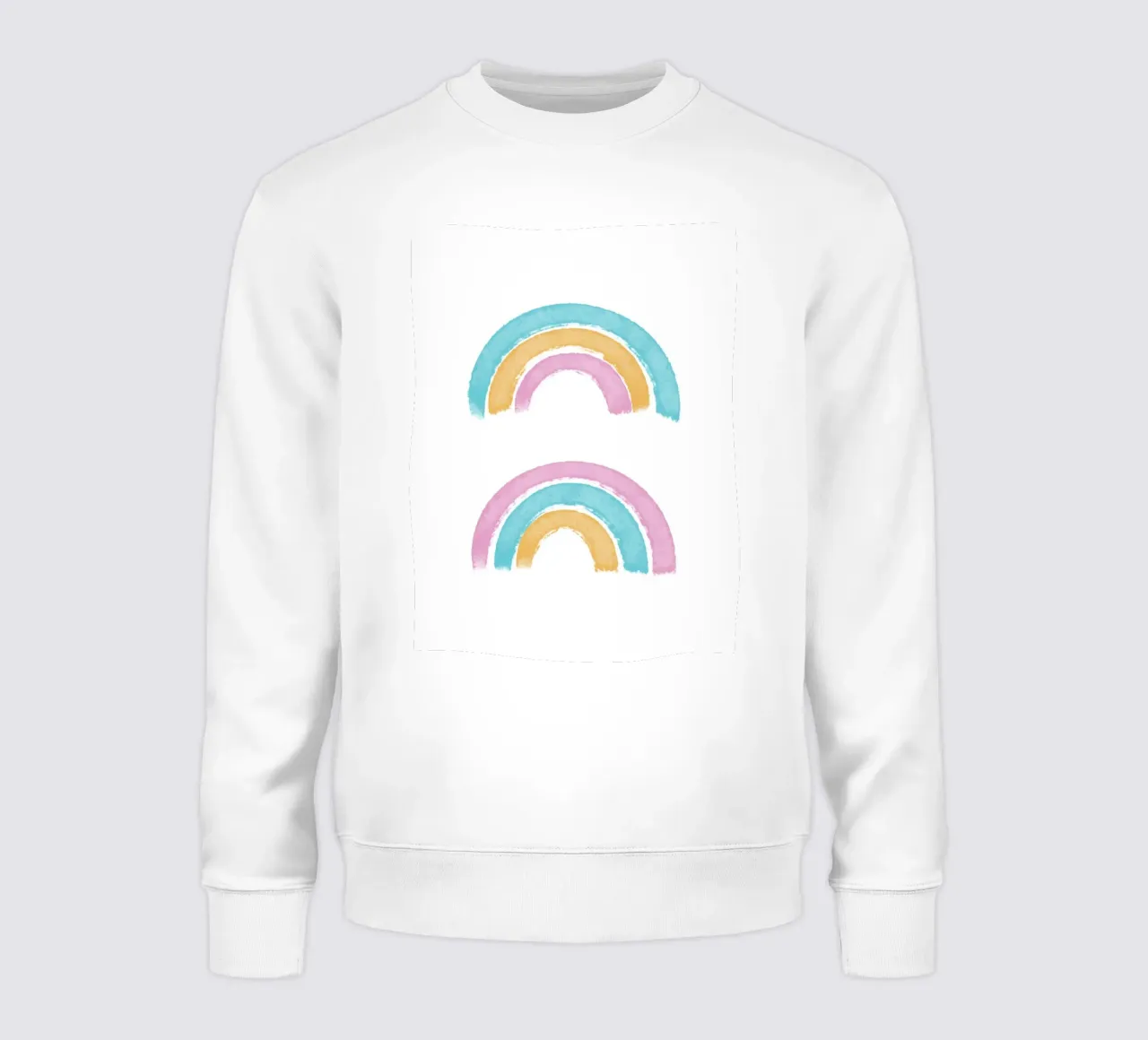 Arcobaleni colorati pop felpa da Tiny Wonder Co.