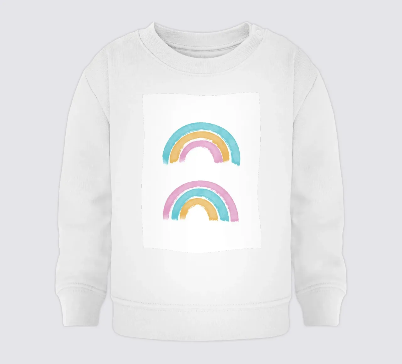 Arcobaleni colorati pop felpa neonato da Tiny Wonder Co.