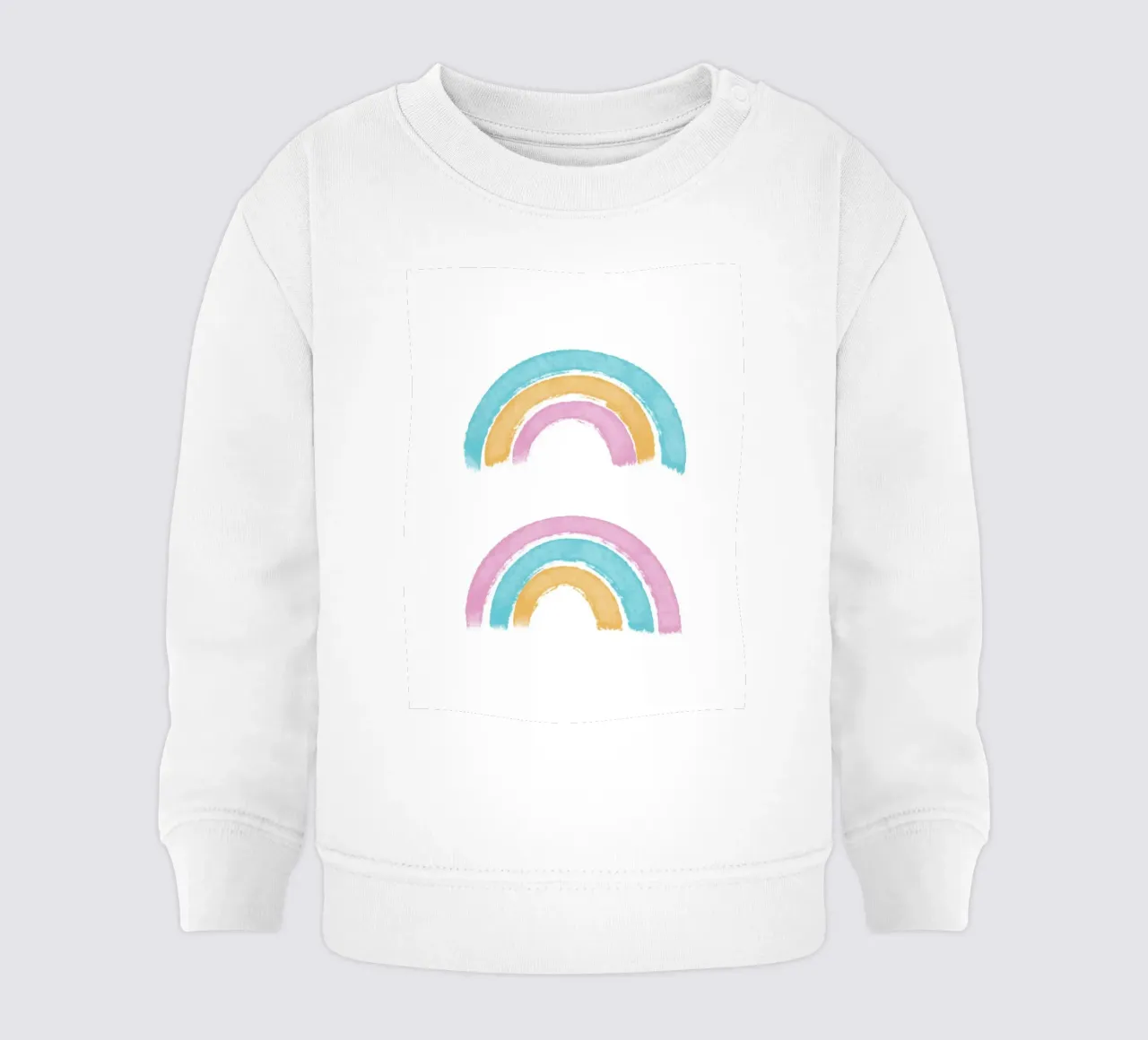 Arcobaleni colorati pop felpa neonato da Tiny Wonder Co.
