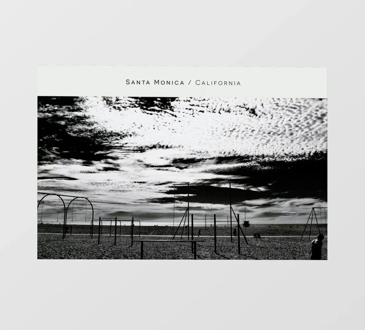 Santa Monica No. 2 B&W pellicola backlit da In Full Color