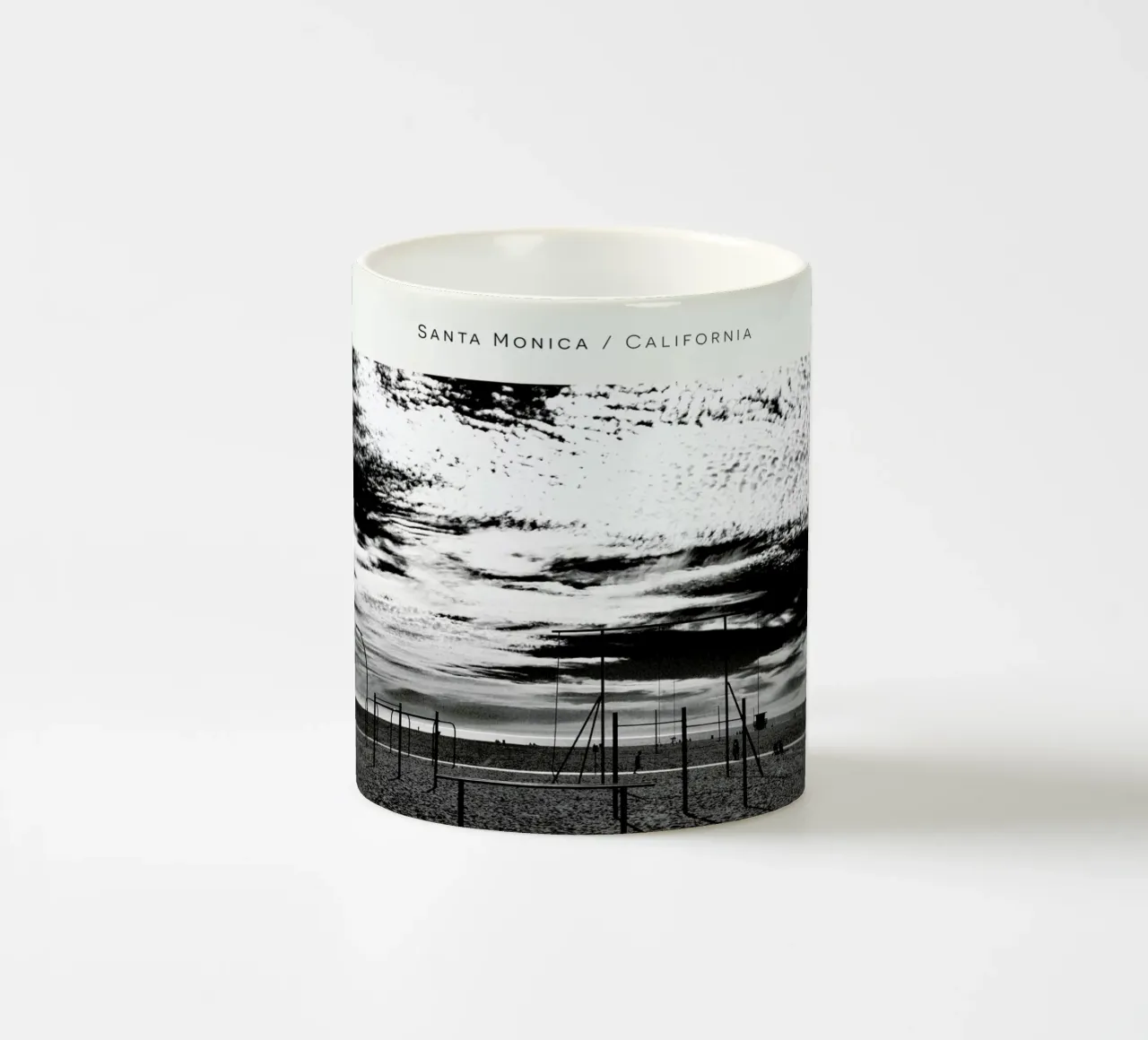 Santa Monica No. 2 B&W tazza in ceramica da In Full Color