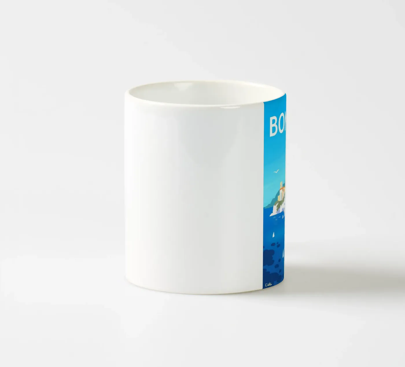 Bonifacio ceramic mug by C.WILL