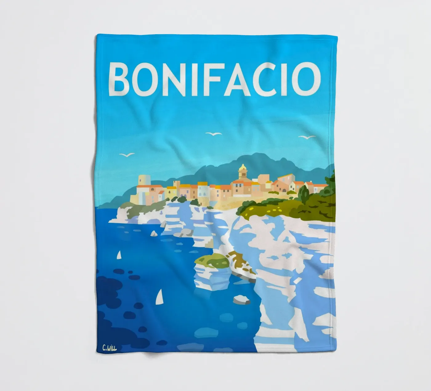 Bonifacio fleecedeken van C.WILL