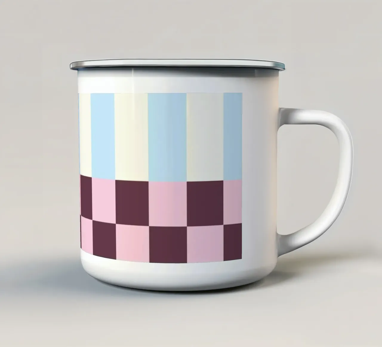 M - Typografie Print Buchstabe tazza in smalto da Studio ROSAGRAU