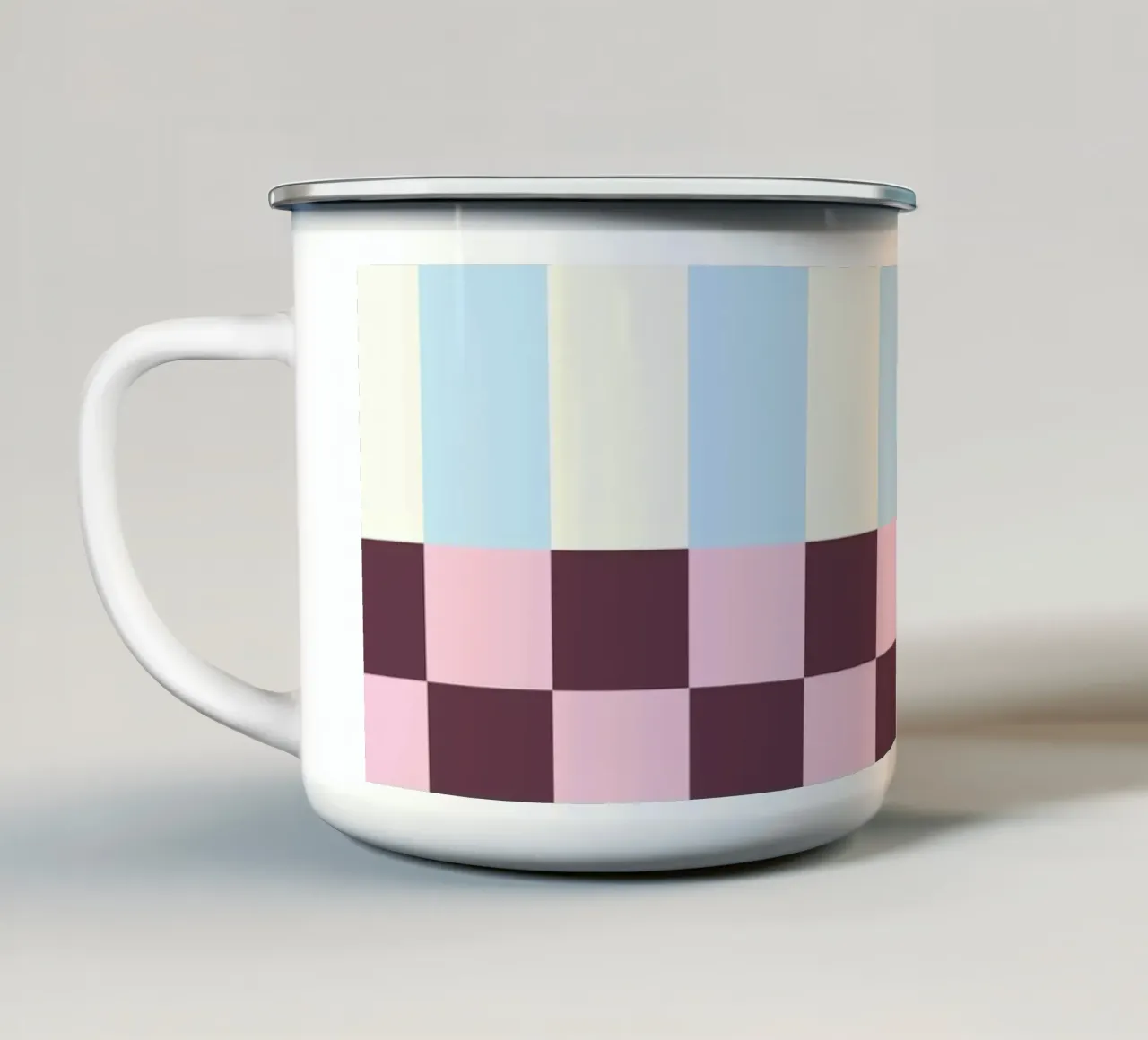 M - Typografie Print Buchstabe tazza in smalto da Studio ROSAGRAU