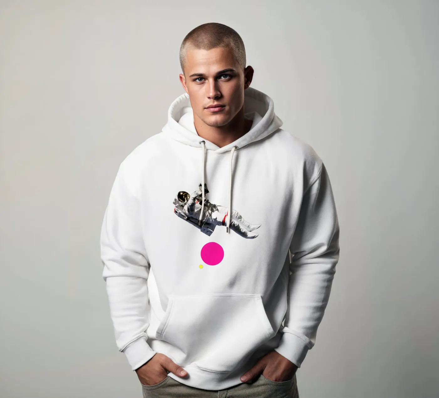 Schwimmer Hoodie von Cassia Beck Collage