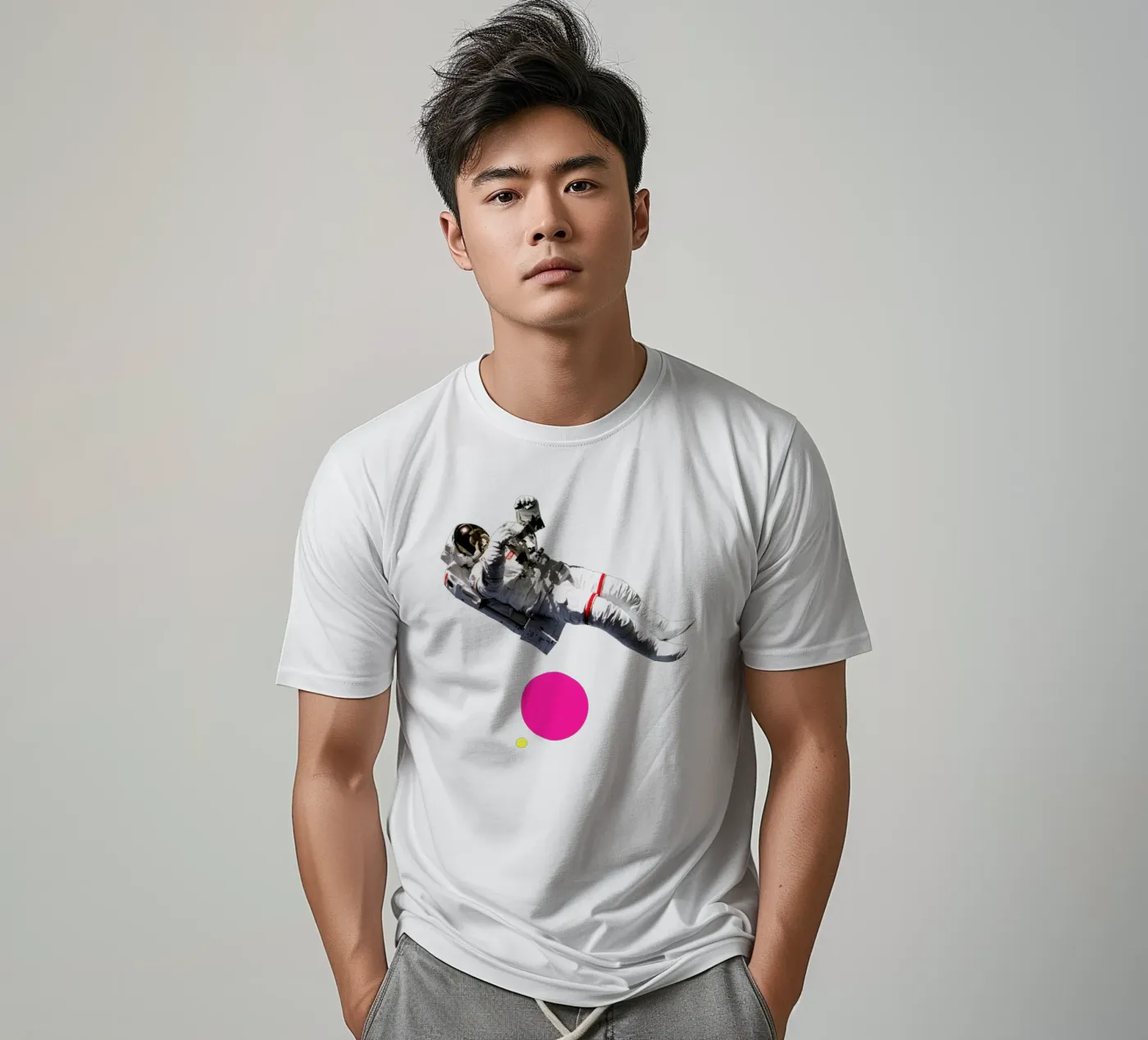 Vlotter t-shirt van Cassia Beck Collage