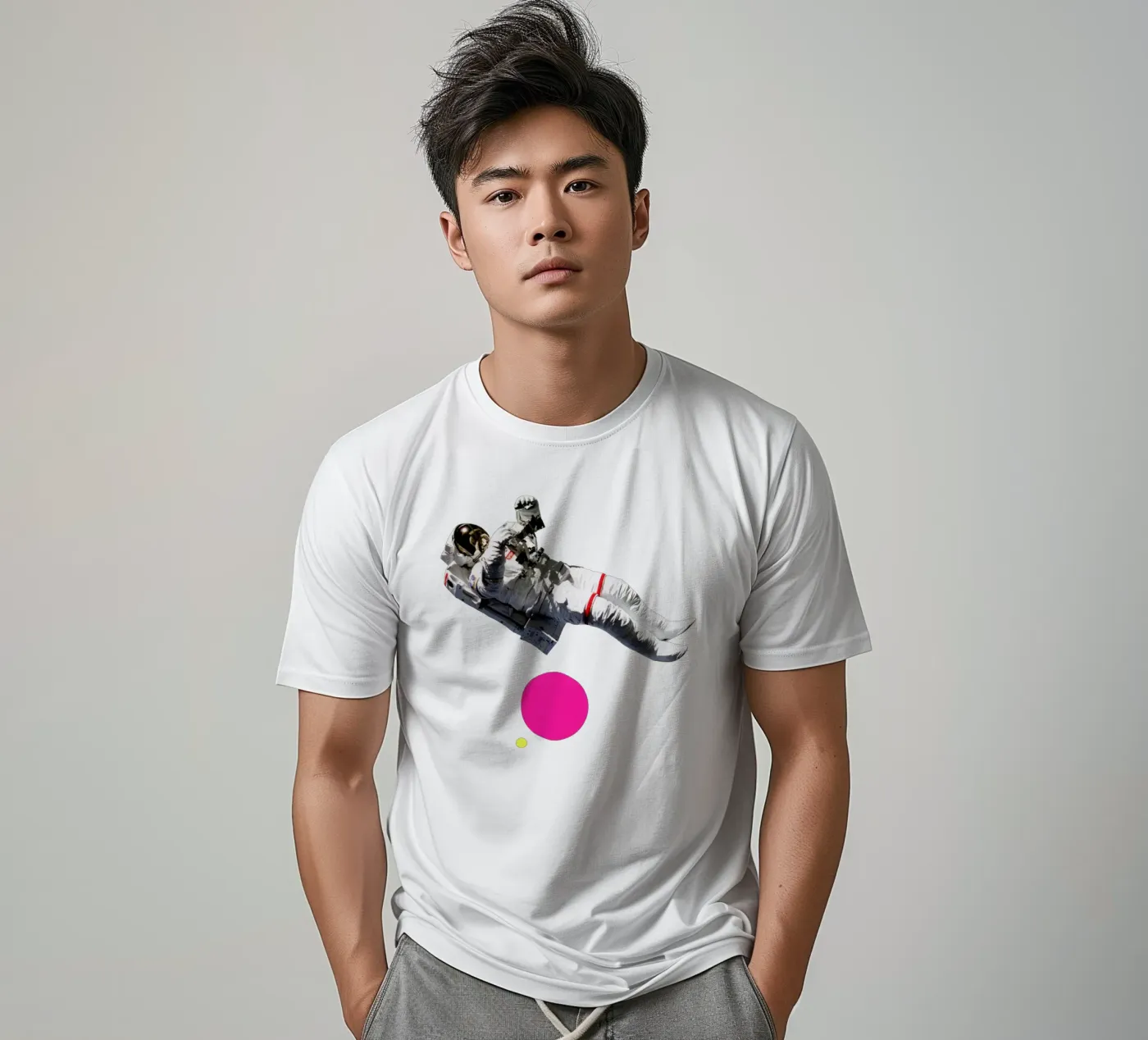 Vlotter t-shirt van Cassia Beck Collage