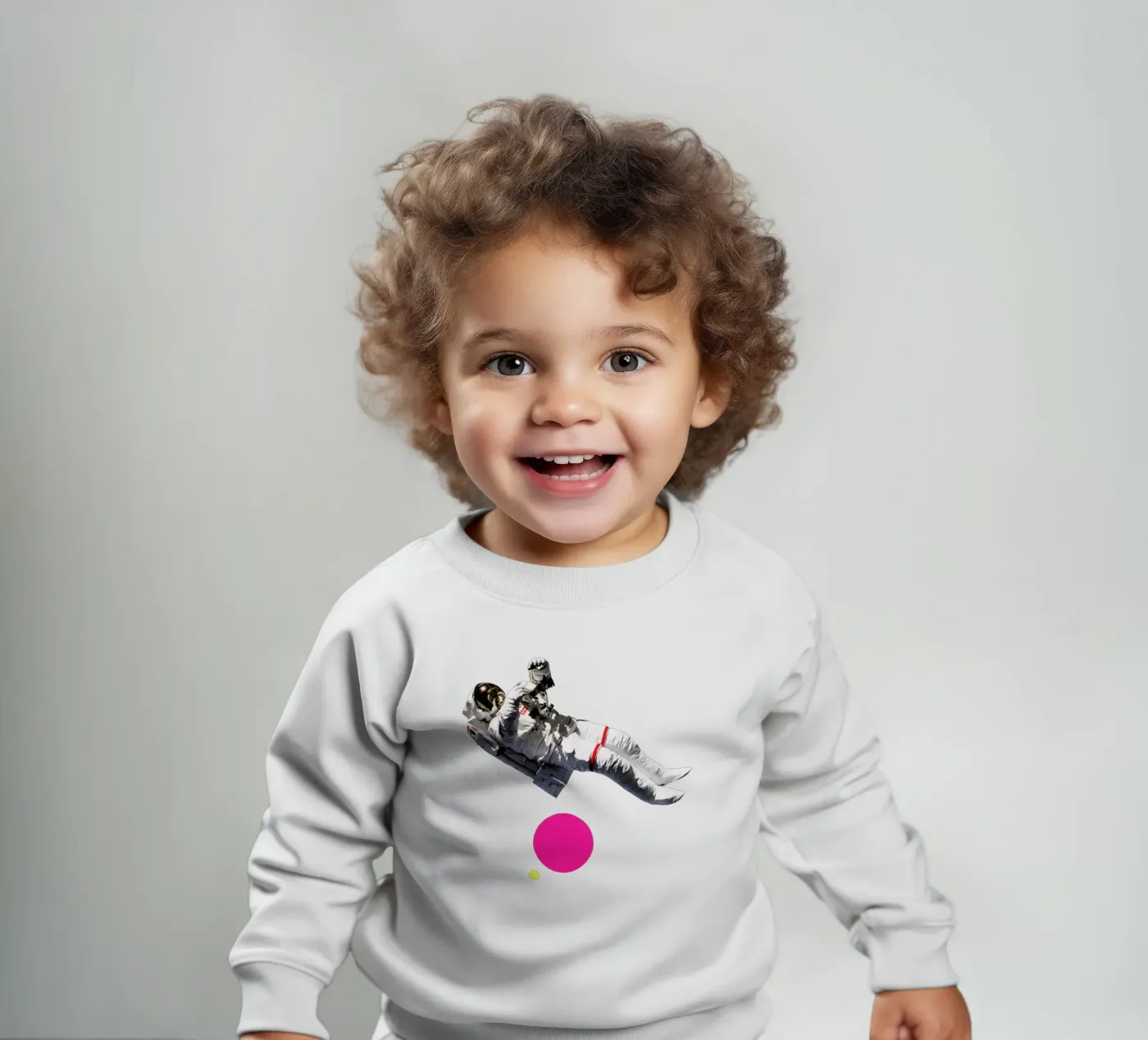 Float baby sweatshirt van Cassia Beck Collage
