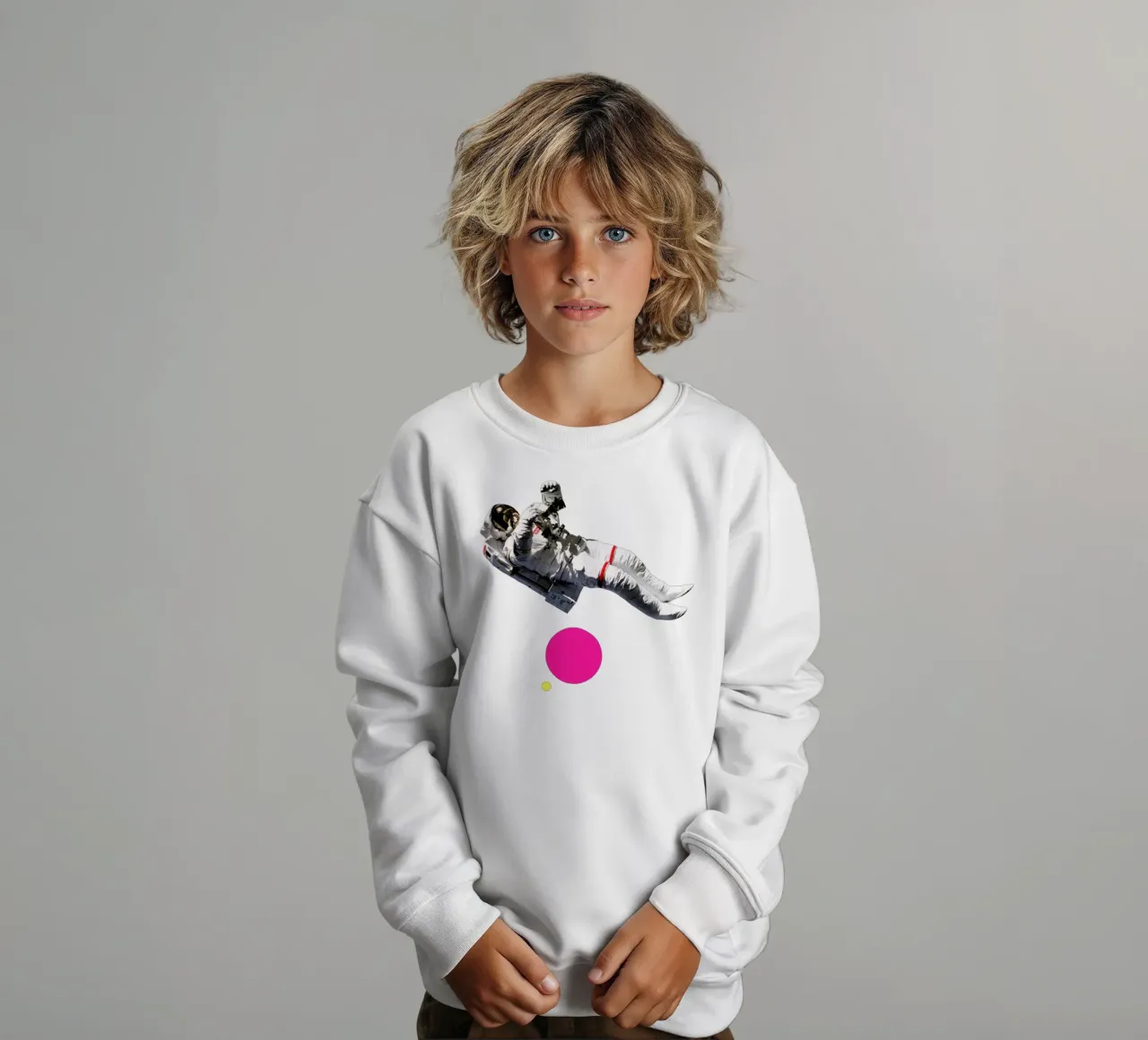 Vlotter kinder sweatshirt van Cassia Beck Collage