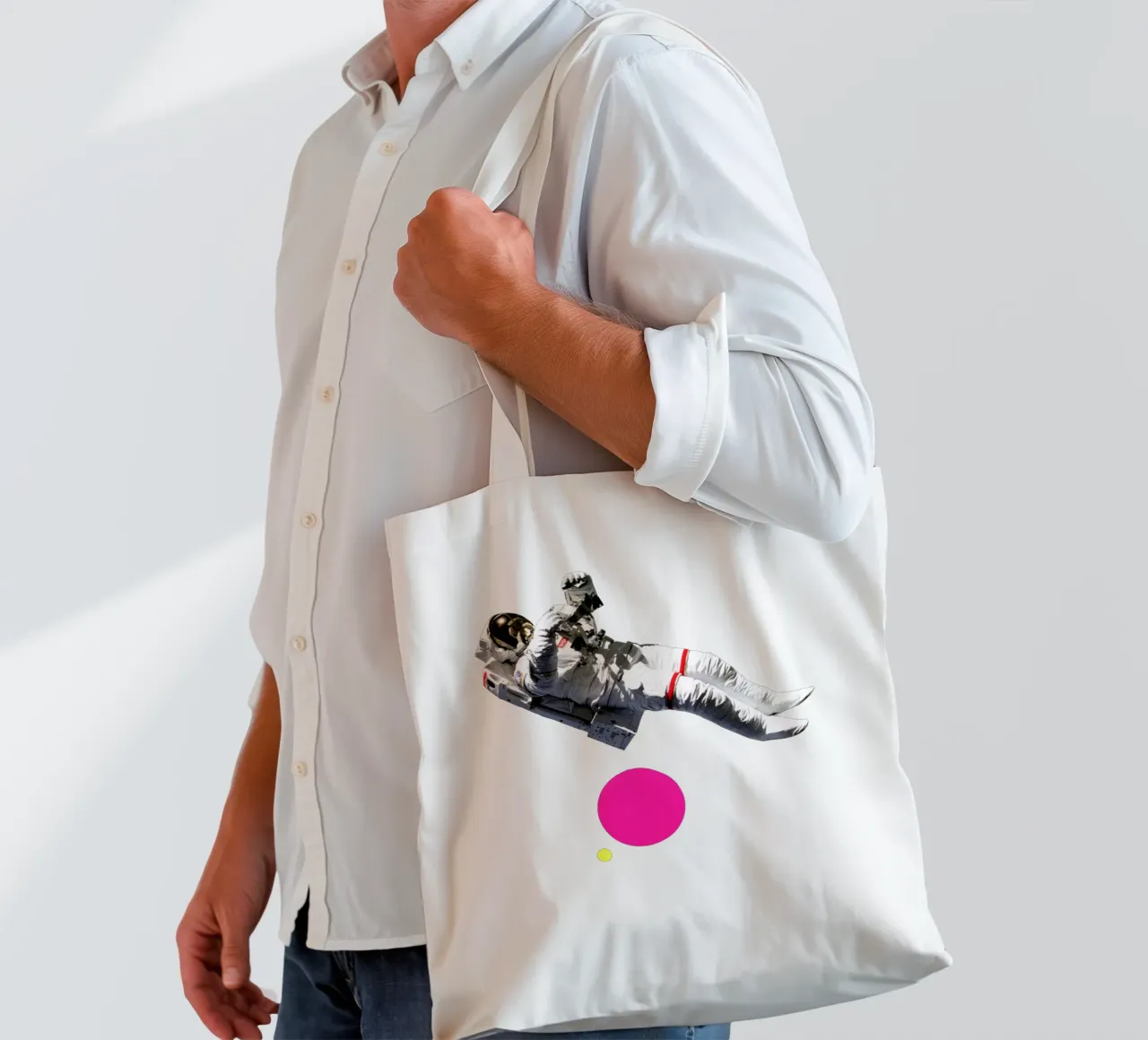 Float tote bag by Cassia Beck Collage